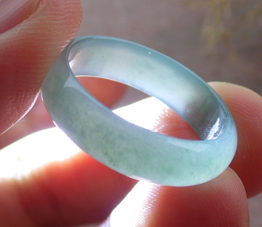 Other 108596 VS Certified ICY Jadeite Jade RING Circle NO 8 Size ONE SIZE - 6 Thumbnail