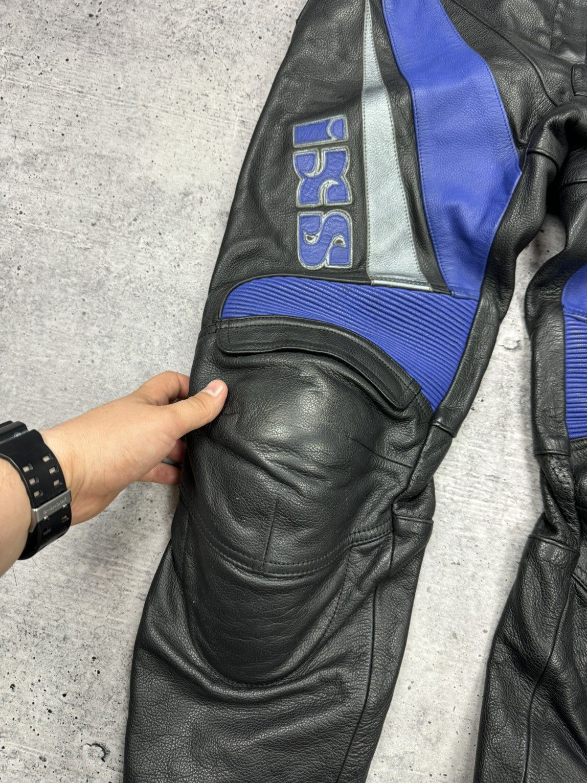 Genuine Leather Vintage IXS Racing Moto Genuine Leather Professional Pants Size 26" / US 2 / IT 38 - 10 Thumbnail