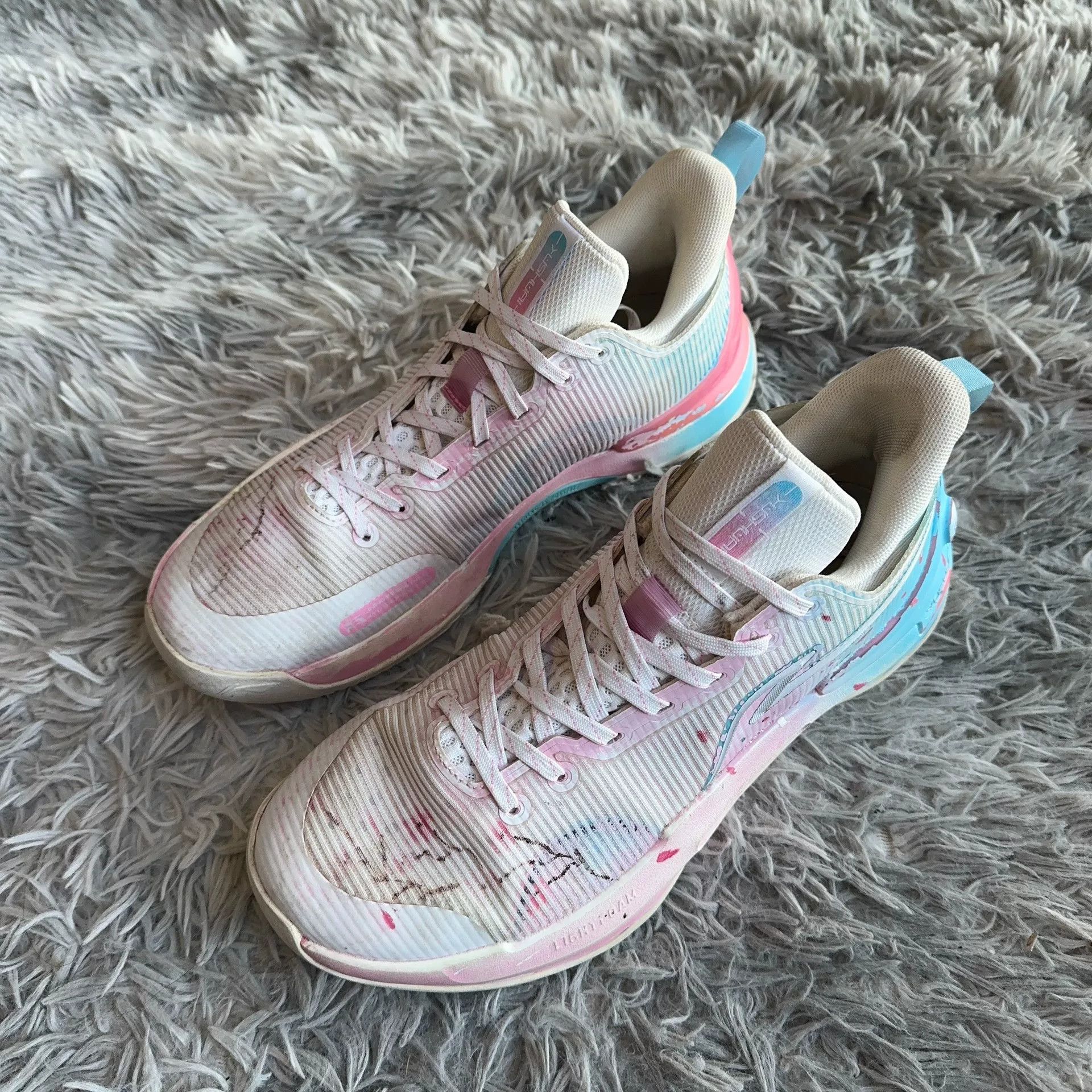 Li-Ning Li-Ning Basketball Pink Lowtop Sneakers 43.5 Men Size US 10.5 / EU 43-44 - 1 Thumbnail