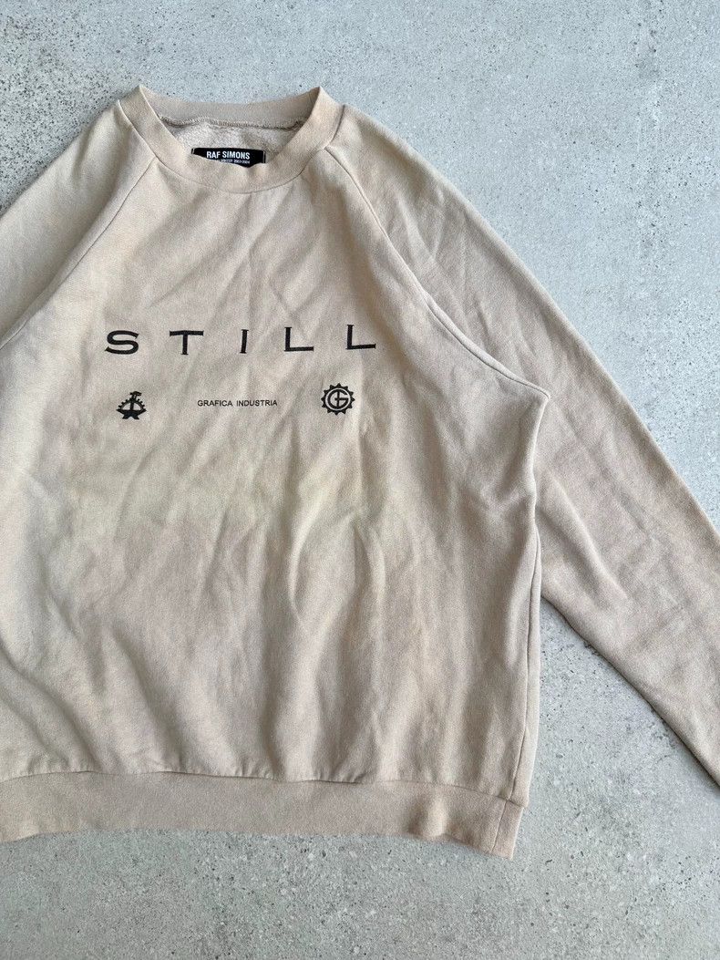 Raf Simons RAF SIMONS Faded raglan sleeve pullover sweatshirt 2503-Nex Size US S / EU 44-46 / 1 - 3 Thumbnail