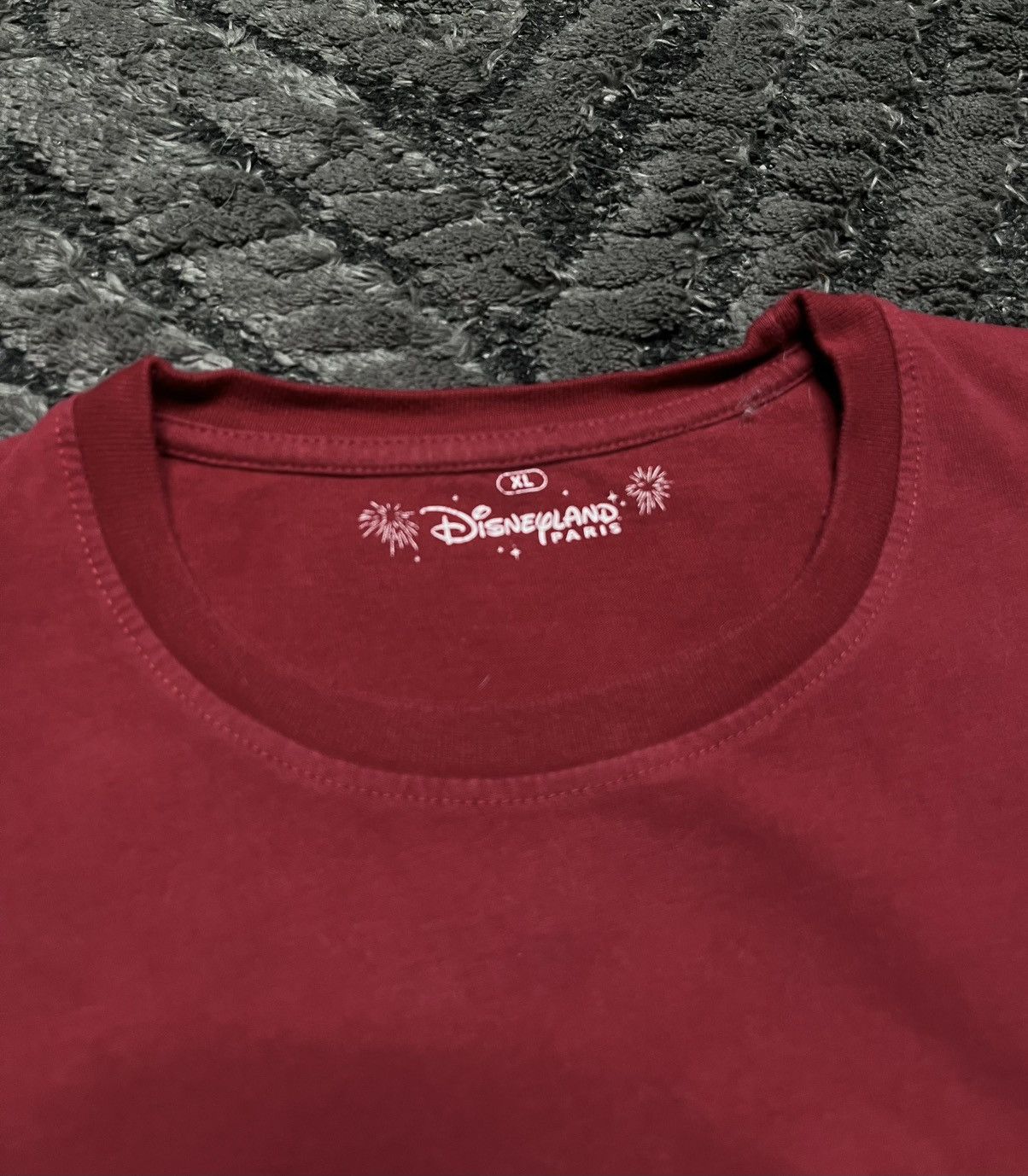 Disney Vintage Red Burgundy Tee T-Shirt Print Disney Disneyland Size US M / EU 48-50 / 2 - 4 Thumbnail
