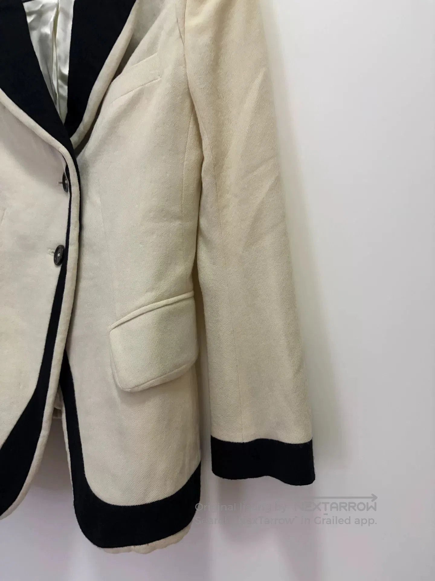 Ann Demeulemeester Ann Demeulemeester 07AW Wool Colorblock Blazer. Size XXS / US 00 / IT 34 - 4 Thumbnail
