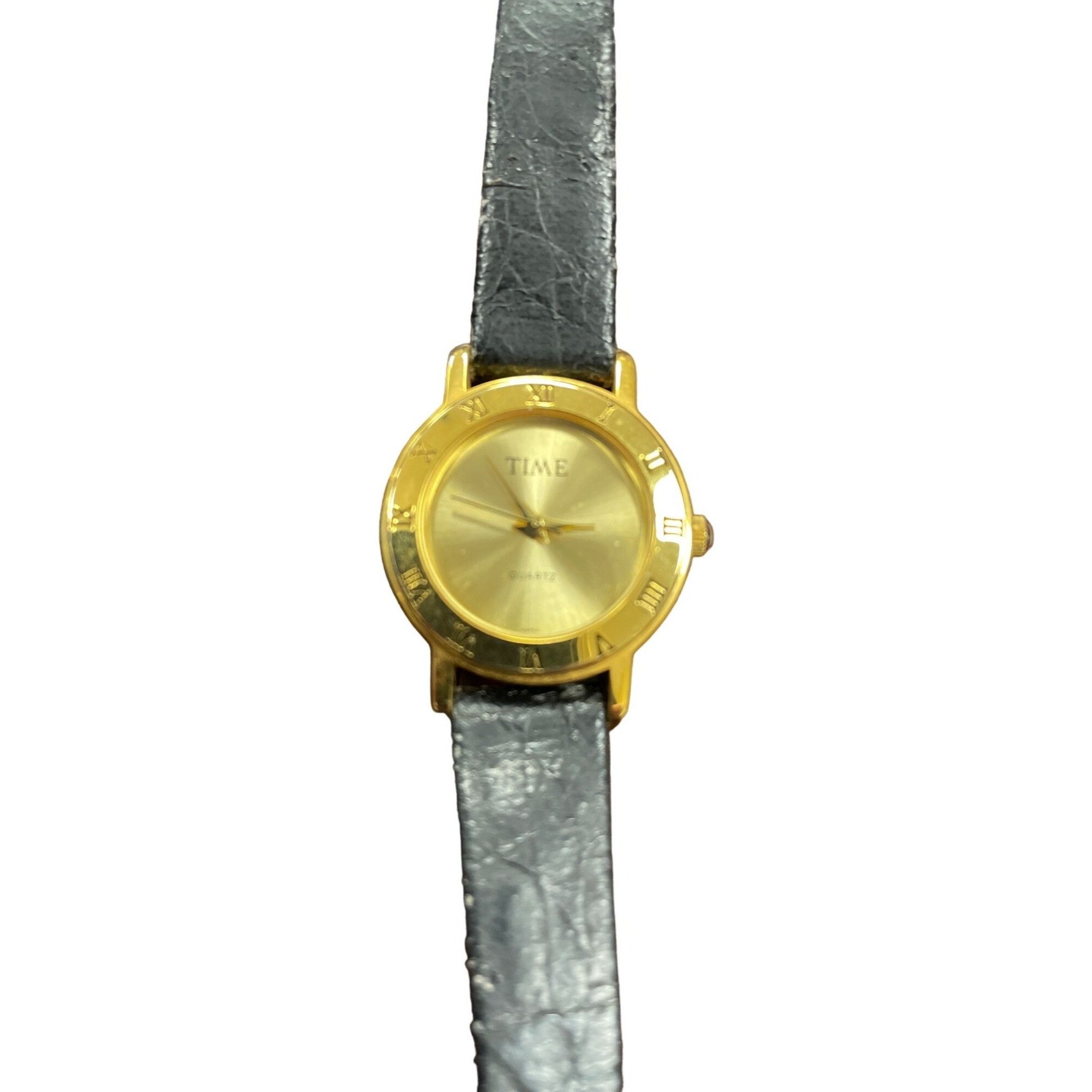 Other Time Magazine Women's Promo Watch with Black Leather Band SK Size ONE SIZE - 2 Thumbnail