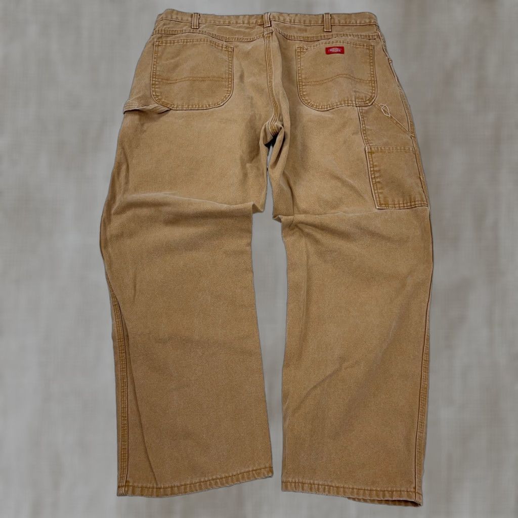 Dickies Dickies Pants Men 40x30 Brown Carpenter Pants Duck Canvas Work Wear VTG Y2K Size US 40 / EU 56 - 1 Thumbnail