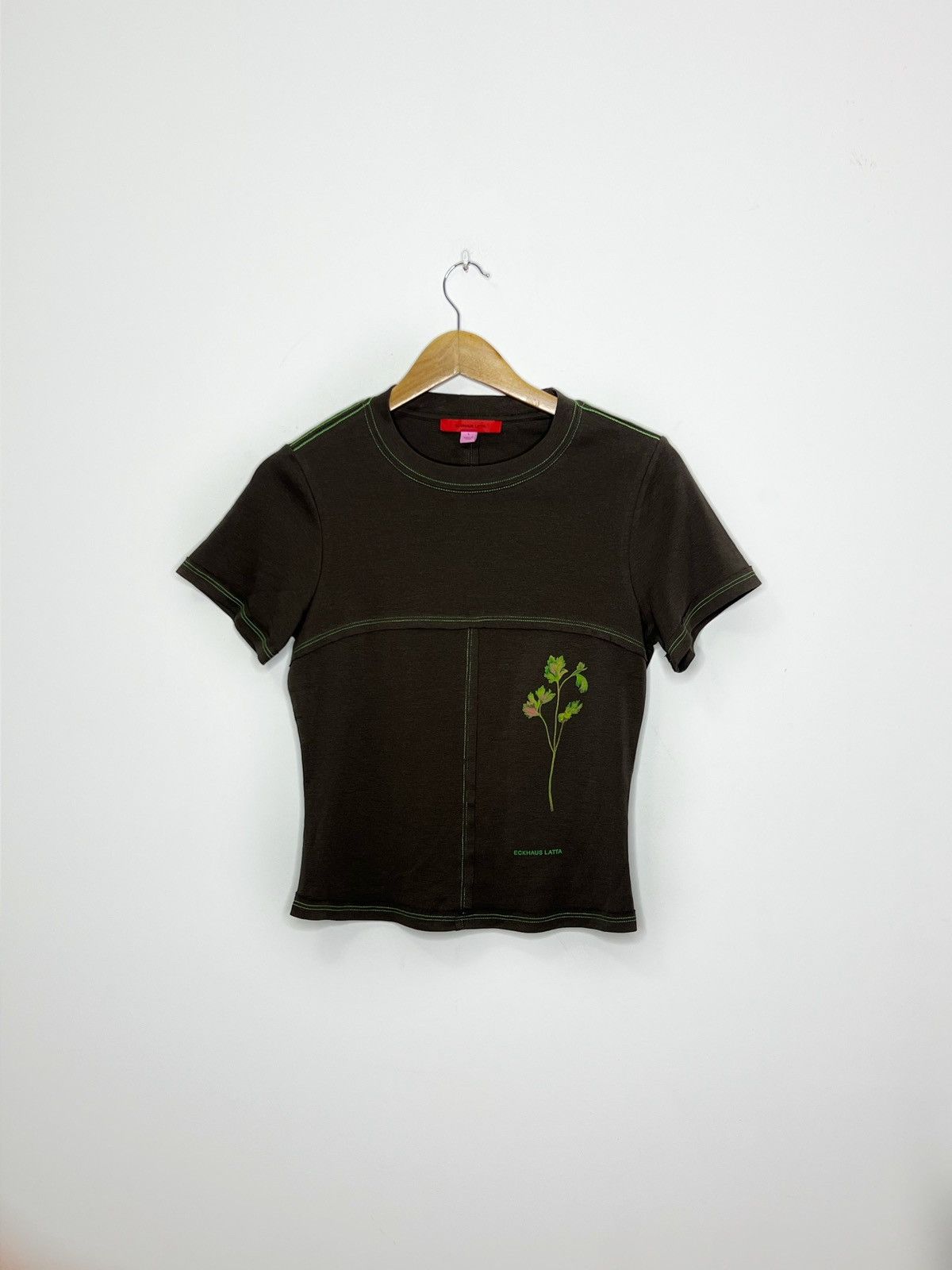 Eckhaus Latta Lapped Baby Tee