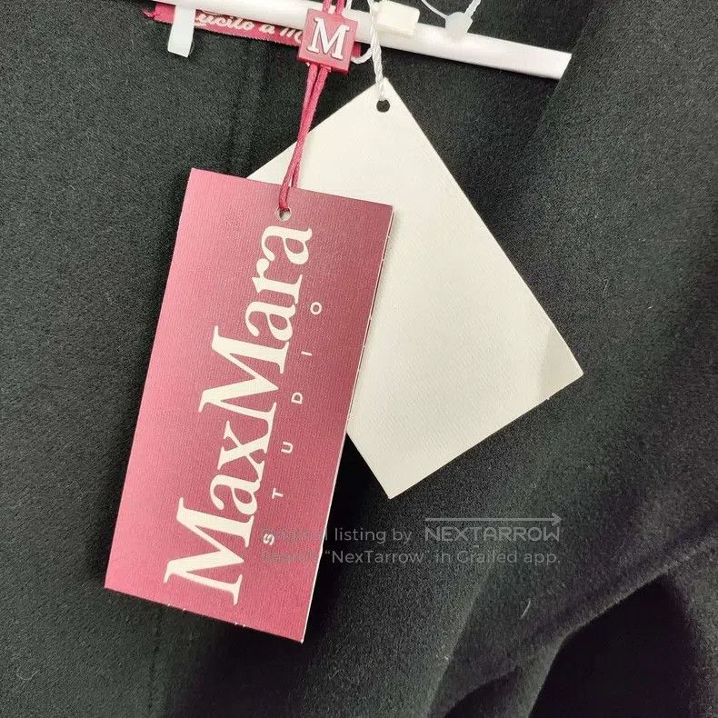 Max Mara Max Mara Double-faced Cashmere Coat Black Size S / US 4 / IT 40 - 3 Thumbnail
