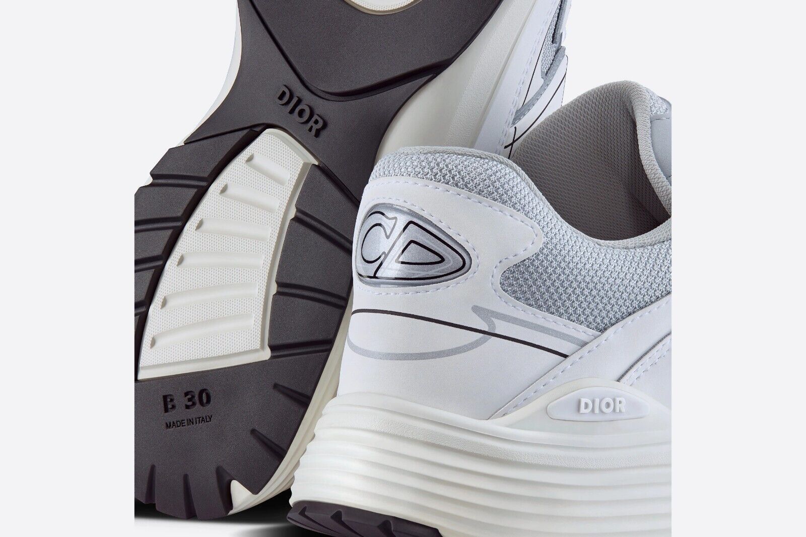 Dior Dior B30 Sneaker Gray Size 4 Size US 5 / EU 37 - 3 Thumbnail