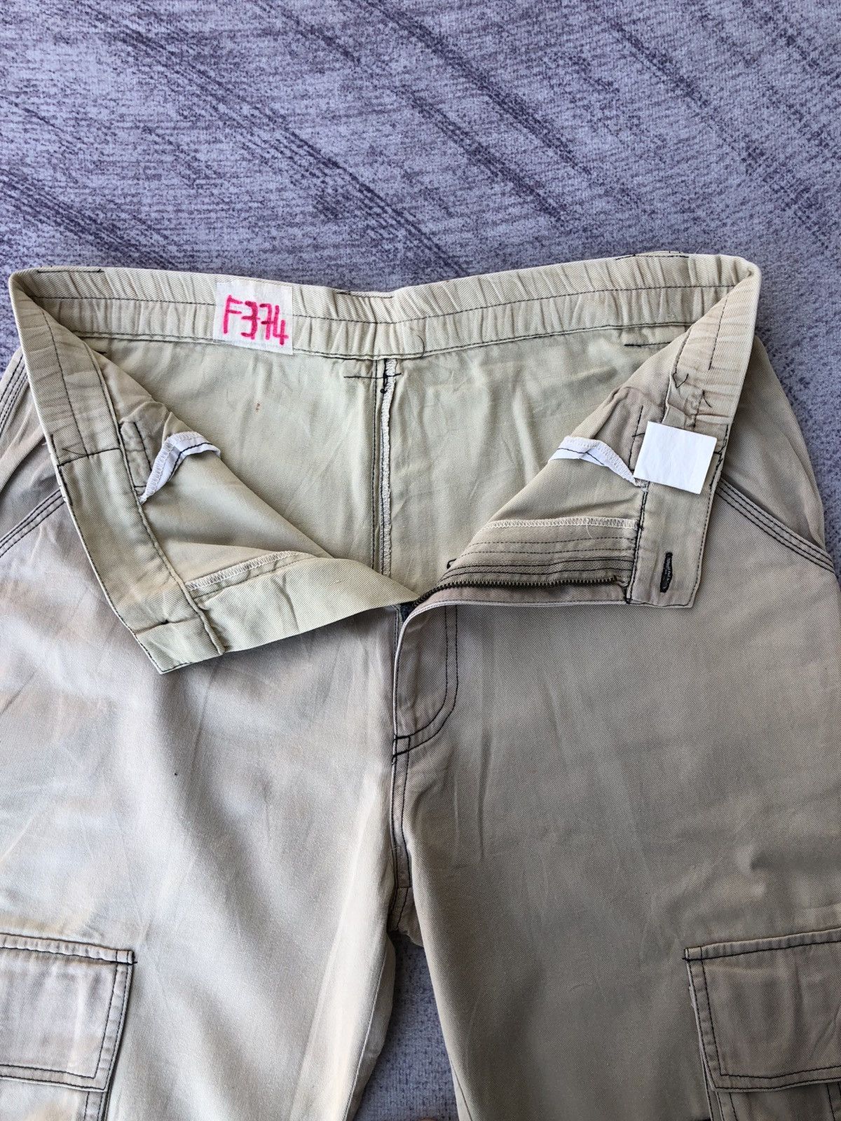 Japanese Brand × Vintage Faded Cargo Pants Japanesebrand 6 Pocket Tactical Size US 29 - 8 Thumbnail