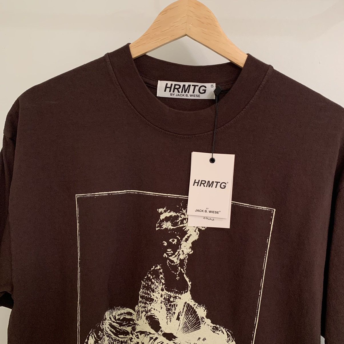 image of Hrmtg X Jack B Wiese Marie Antoinette Shirt in Brown, Men's (Size Medium)