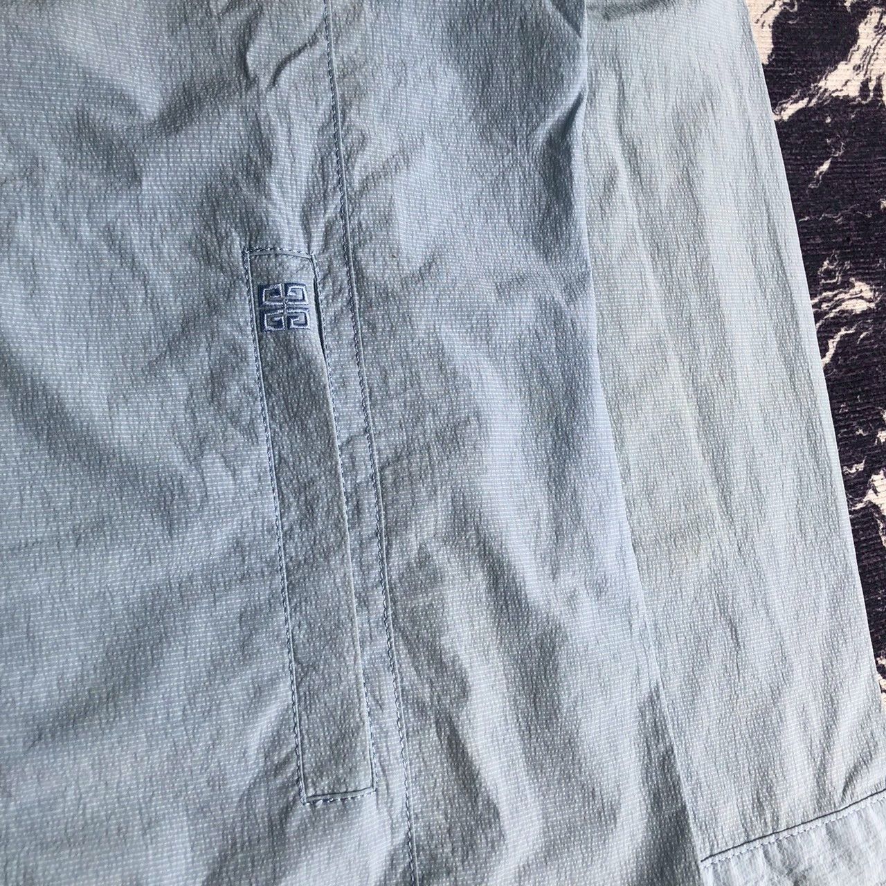 Givenchy Givenchy Light Blue Zip Jacket Archive Piece Size US L / EU 52-54 / 3 - 5 Thumbnail