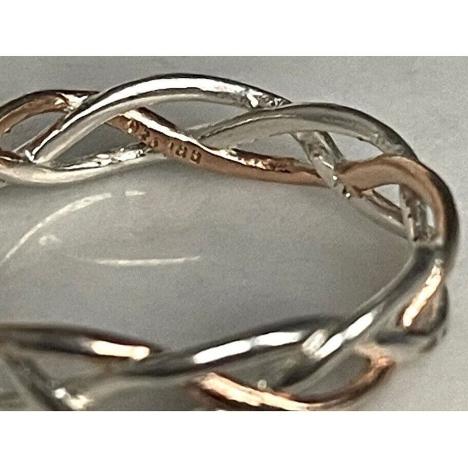 Other IBB 925 STERLING SILVER LACE BAND RING SIZE 9.25 SKY Size ONE SIZE - 6 Thumbnail