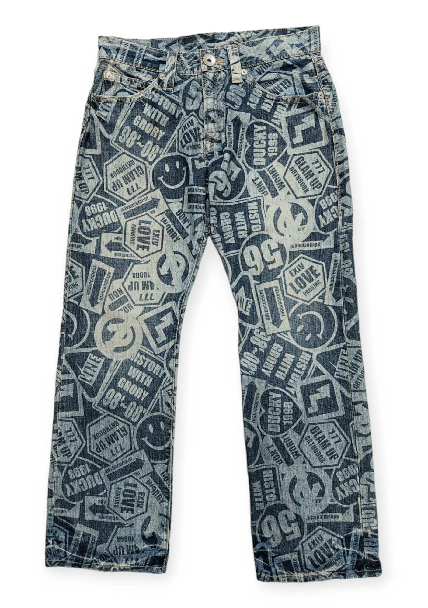 Co & Lu All Over Printed Smiley Inspired by Kapital