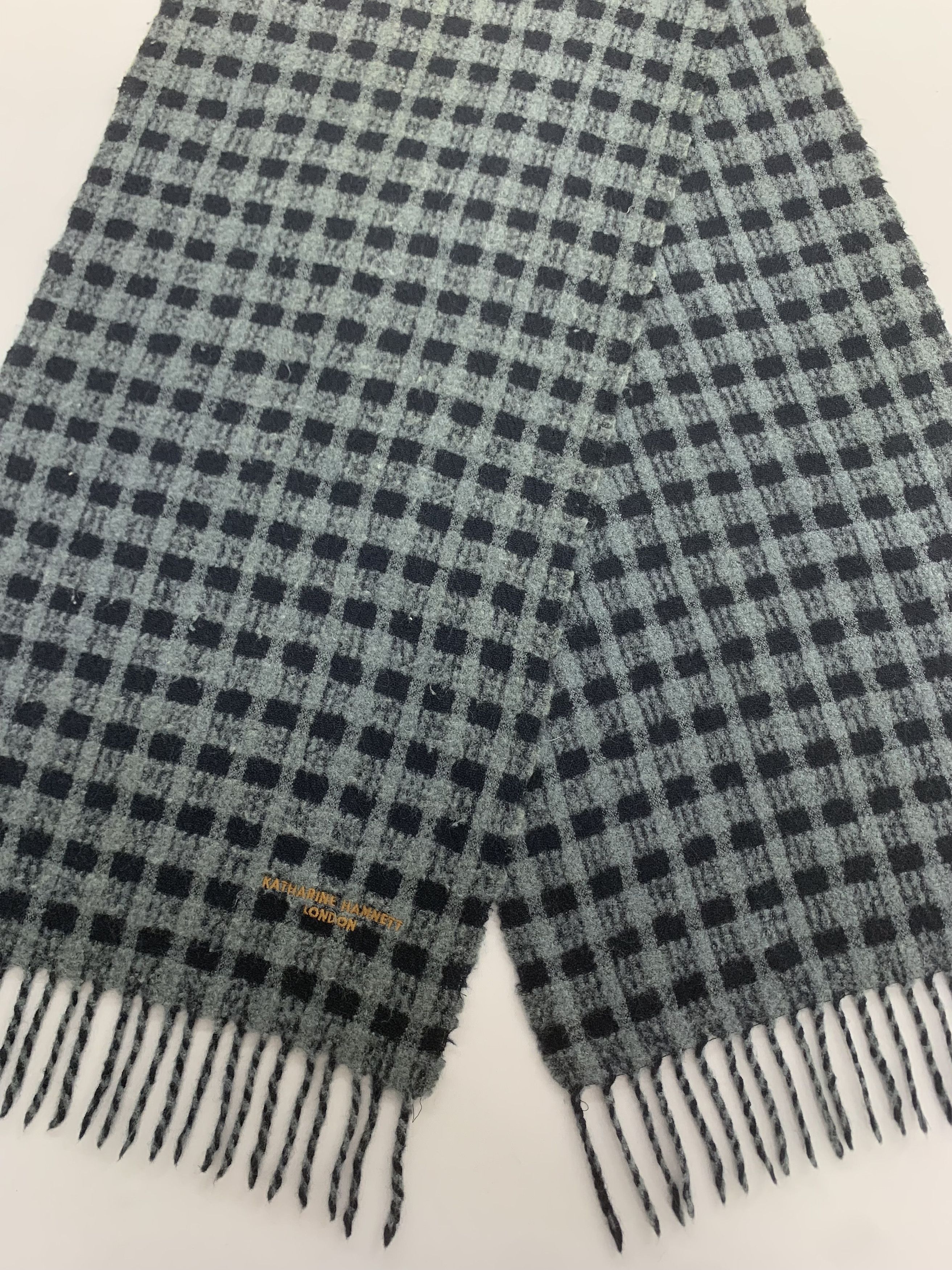 Katharine Hamnett London Katharine Hamnett Scarf Wool Muffler Neck Wrap BL3182 Size ONE SIZE - 3 Thumbnail