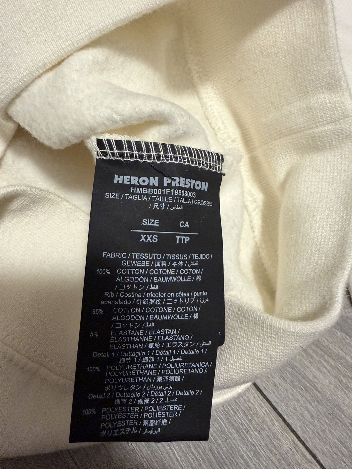 Heron Preston Heron Preston hoodie XS Size US XS / EU 42 / 0 - 5 Thumbnail