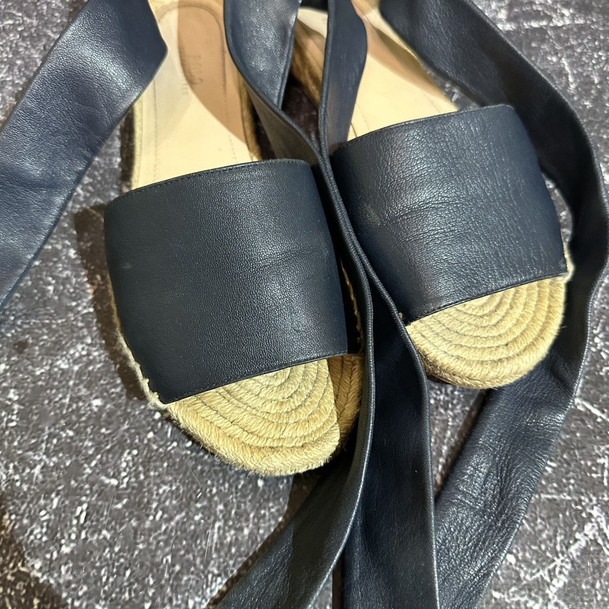 Polo Ralph Lauren POLO RALPH LAUREN - Women’s Leather Sandals Size 37 Size US 7 / IT 37 - 6 Thumbnail