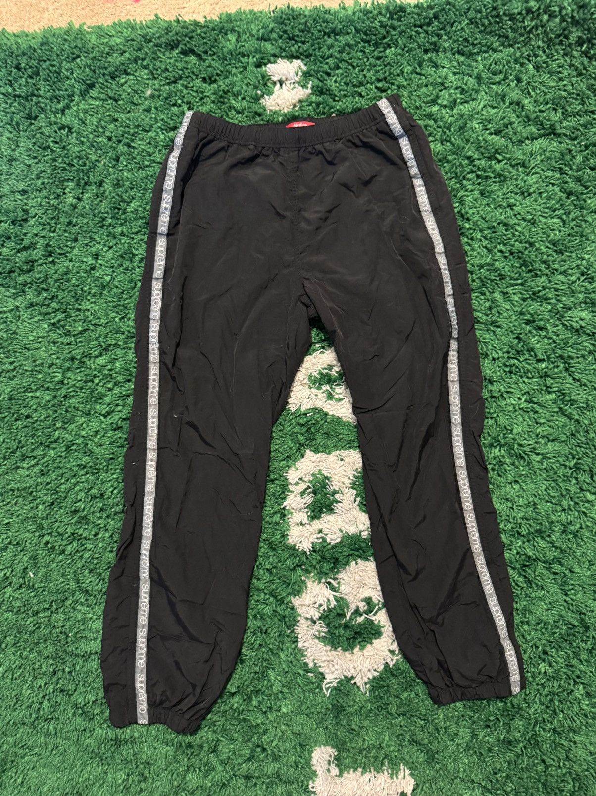 Supreme Supreme Tonal Taping Track Pant Size US 30 / EU 46 - 1 Thumbnail