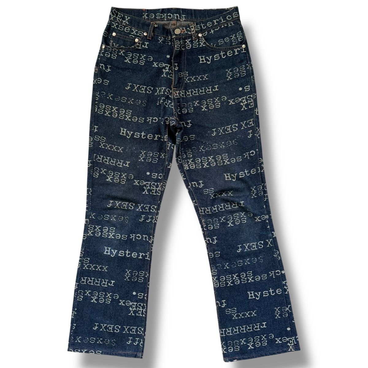 Hysteric Glamour Fuck Jeans | Grailed