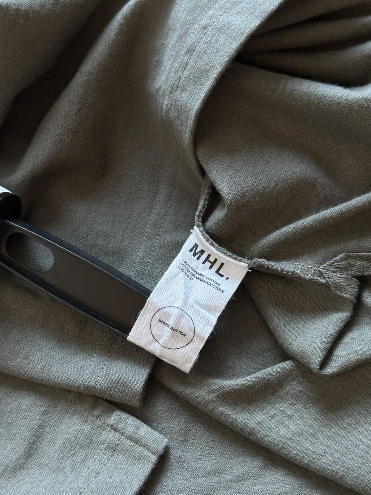 Margaret Howell MHL Margaret Howell khaki cotton longsleeve Size US S / EU 44-46 / 1 - 9 Thumbnail