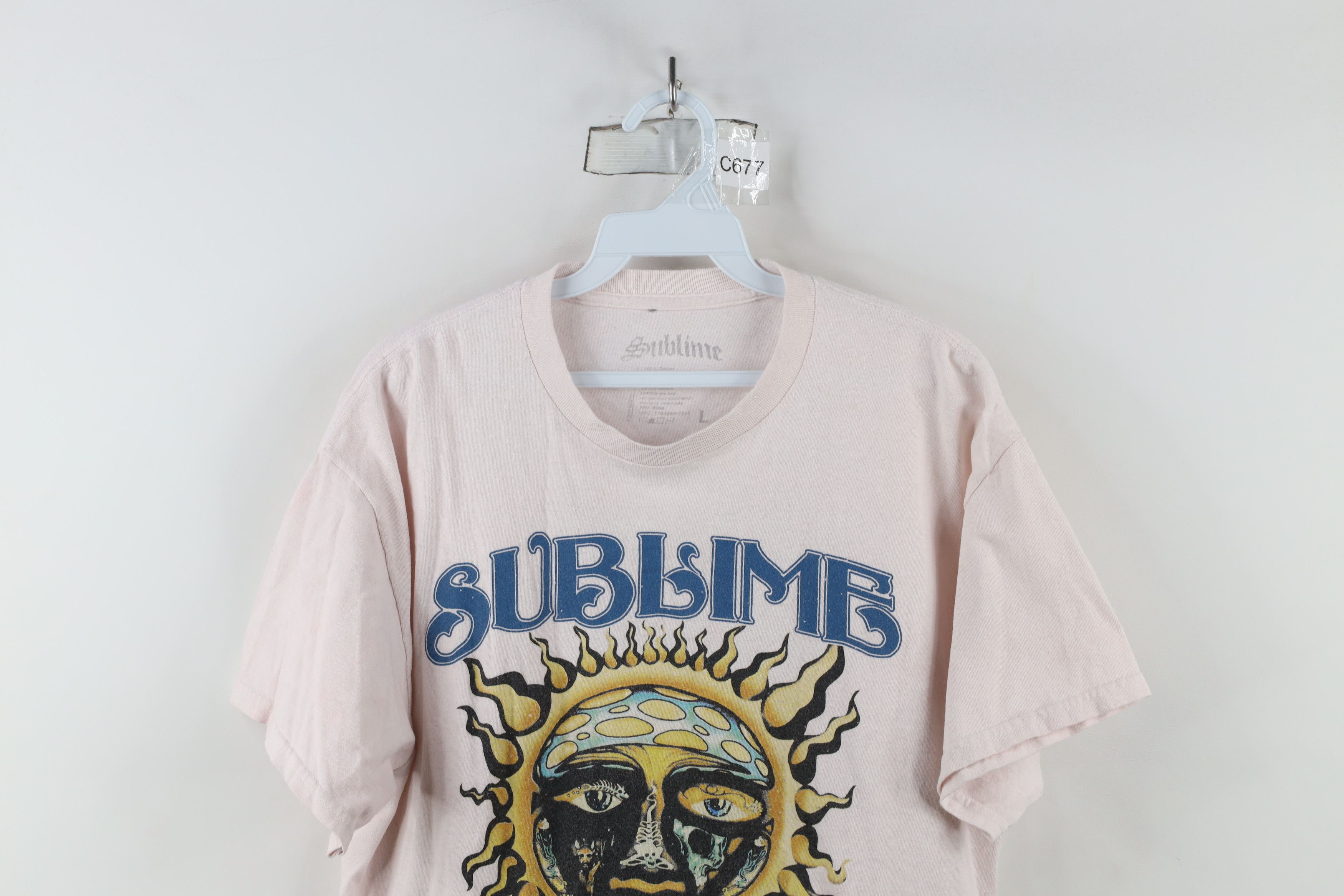 Vintage Retro Y2K Spell Out What I Got Sublime Band T-Shirt Pink Size US L / EU 52-54 / 3 - 2 Thumbnail
