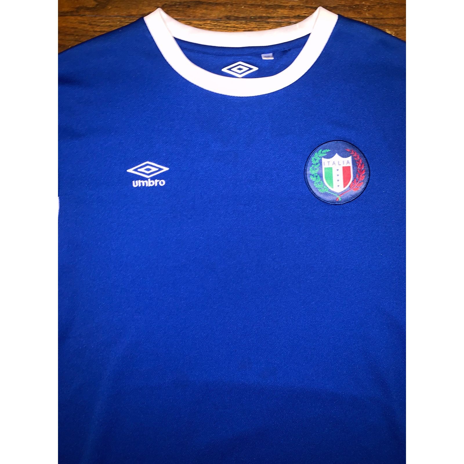 Umbro Umbro Italia Italy Blue Team Jersey Large | World Cup FIBA Size US L / EU 52-54 / 3 - 4 Thumbnail