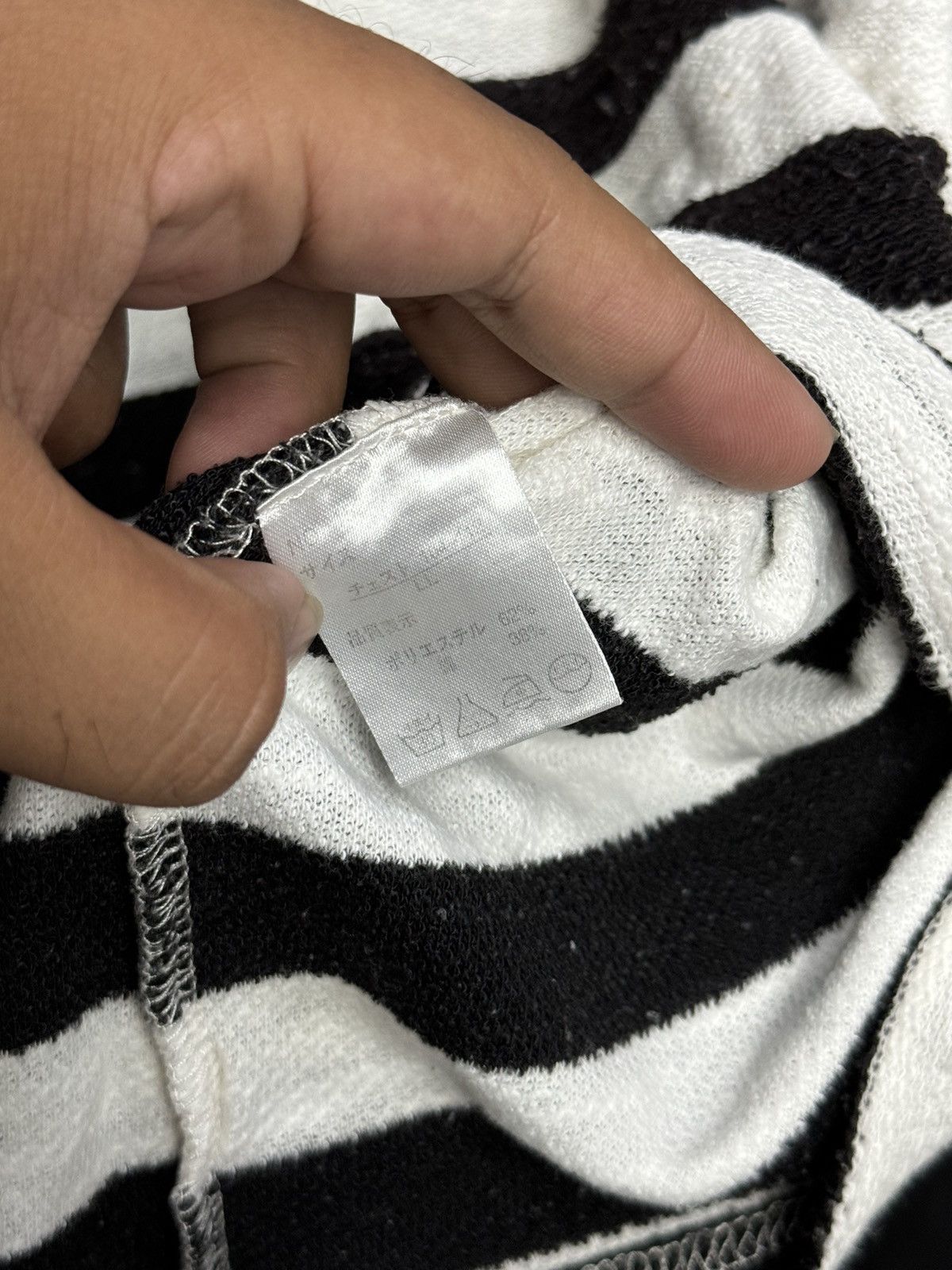 Hysteric Glamour × If Six Was Nine × Japanese Brand Inthe attic homme stripe t shirt Size US M / EU 48-50 / 2 - 6 Thumbnail