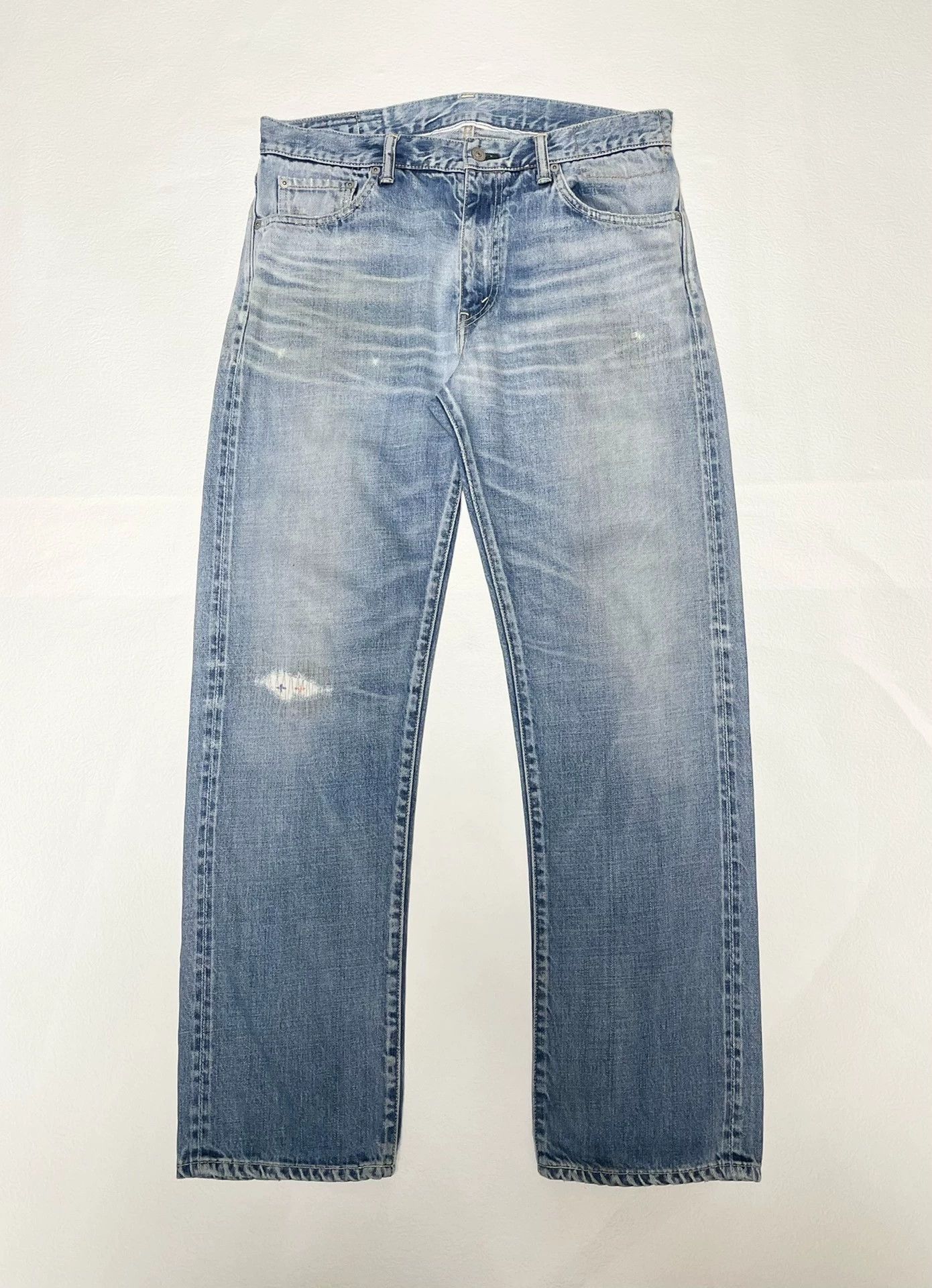 Visvim VISVIM 05D10 Cross Patch Washed Jeans Size US 34 / EU 50 - 1 Thumbnail