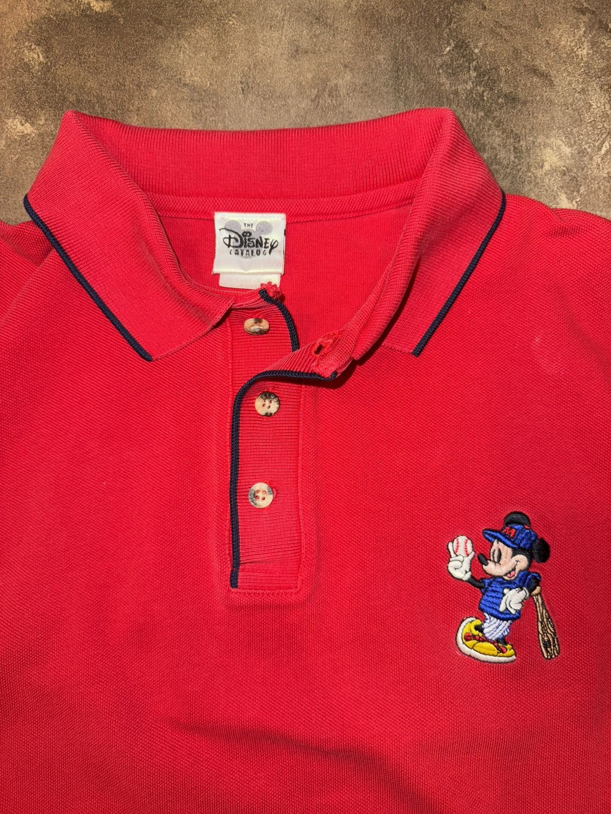Disney Disney Mickey Mouse Baseball polo shirt Size US L / EU 52-54 / 3 - 2 Thumbnail
