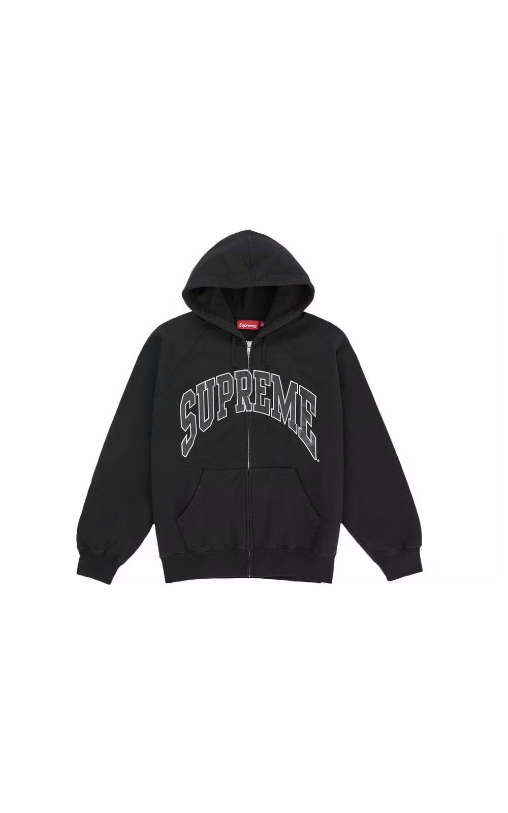 Supreme Supreme Raglan Zip Up Hoodie Size US XXL / EU 58 / 5 - 1 Thumbnail