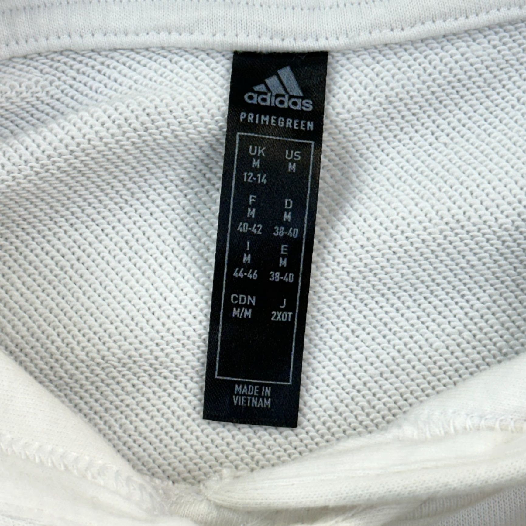Adidas VINTAGE adidas Hoodie Women’s Medium White Primegreen Floral Print Pullover Size M / US 6-8 / IT 42-44 - 6 Thumbnail
