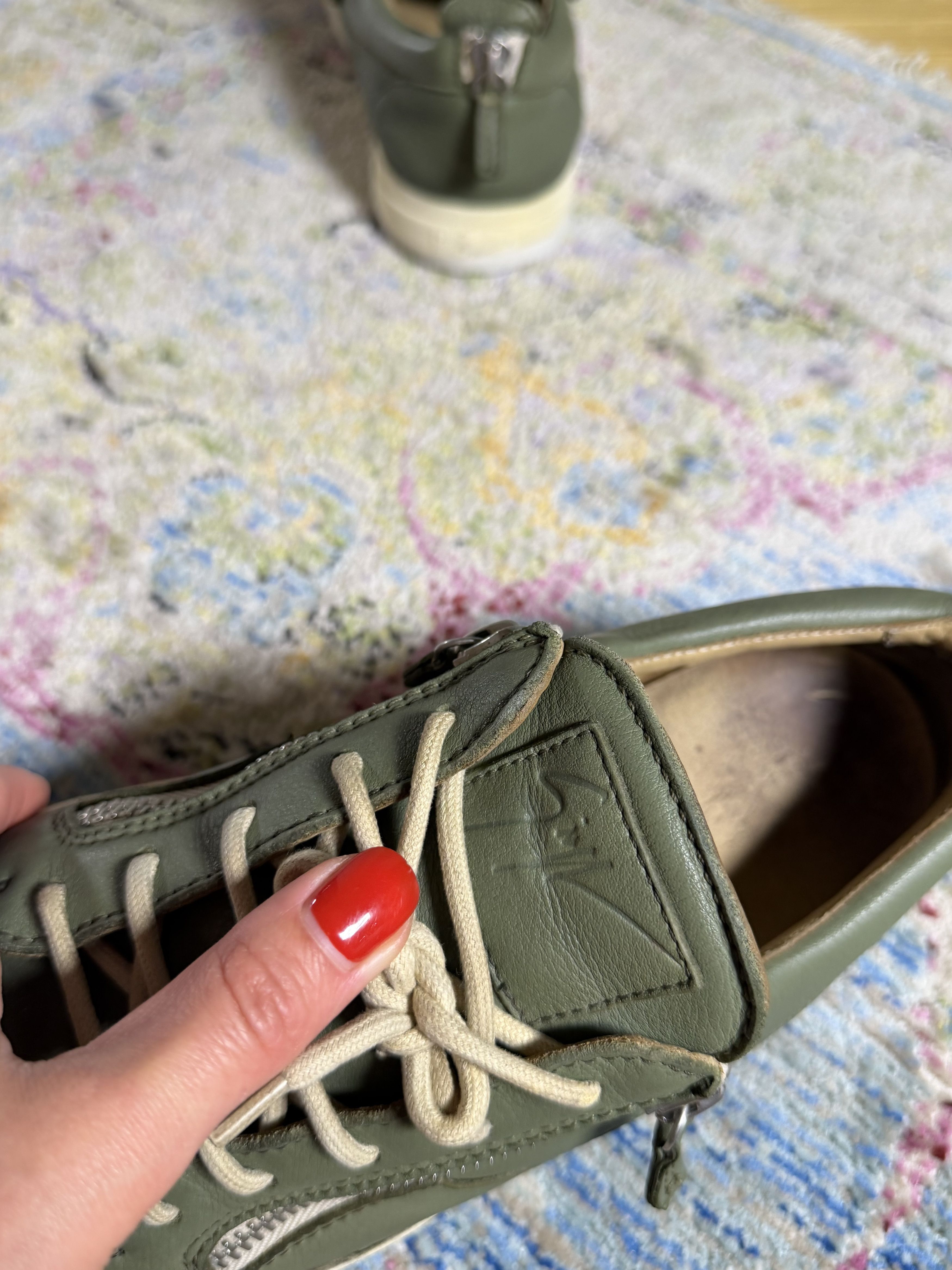 Giuseppe Zanotti Giuseppe Zanotti Frankie zip-detail Leather Sneakers Size US 10 / EU 43 - 11 Thumbnail