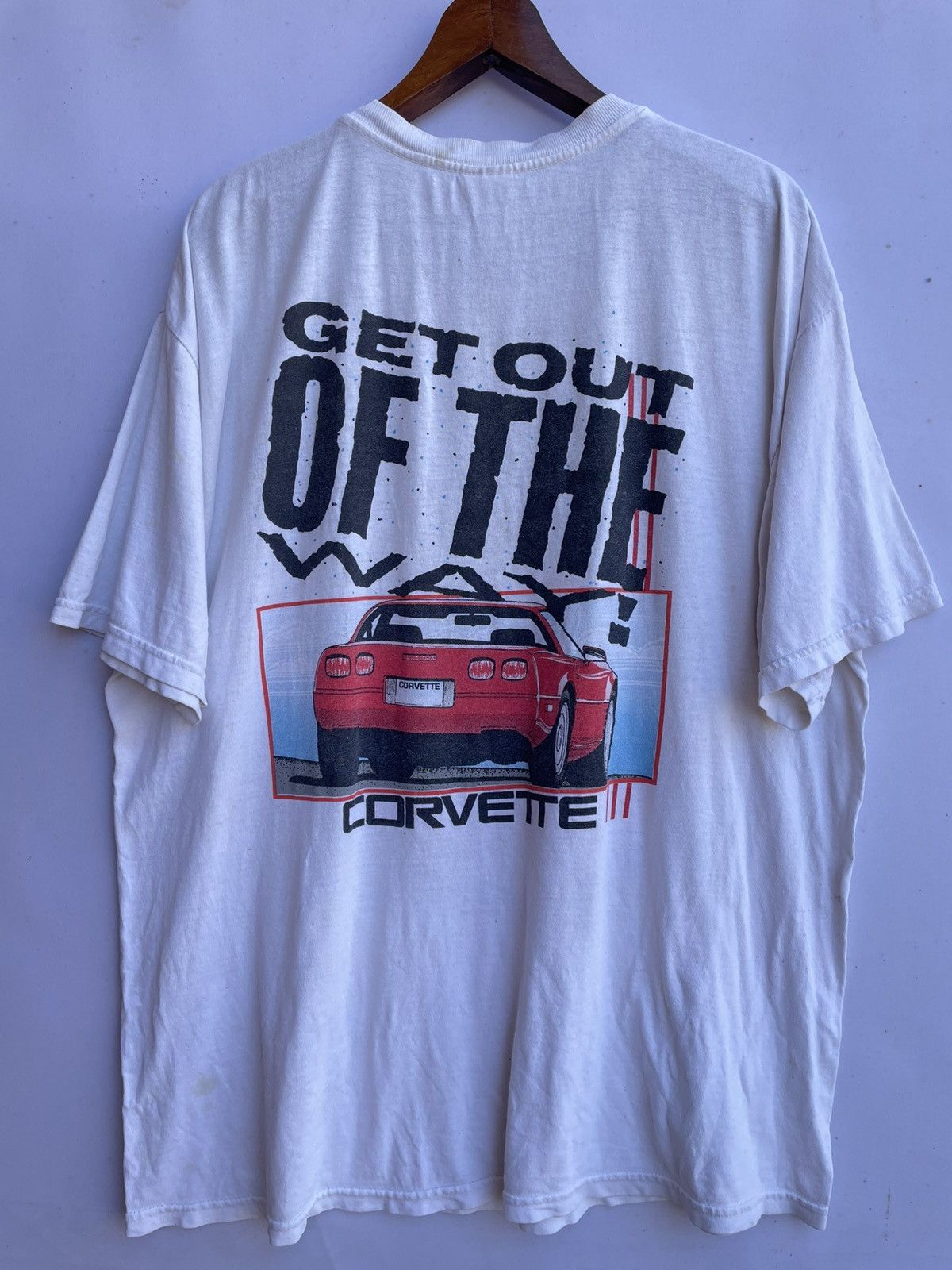 Vintage Corvette Chevrolet Official Tee Vintage Size US XL / EU 56 / 4 - 12 Thumbnail