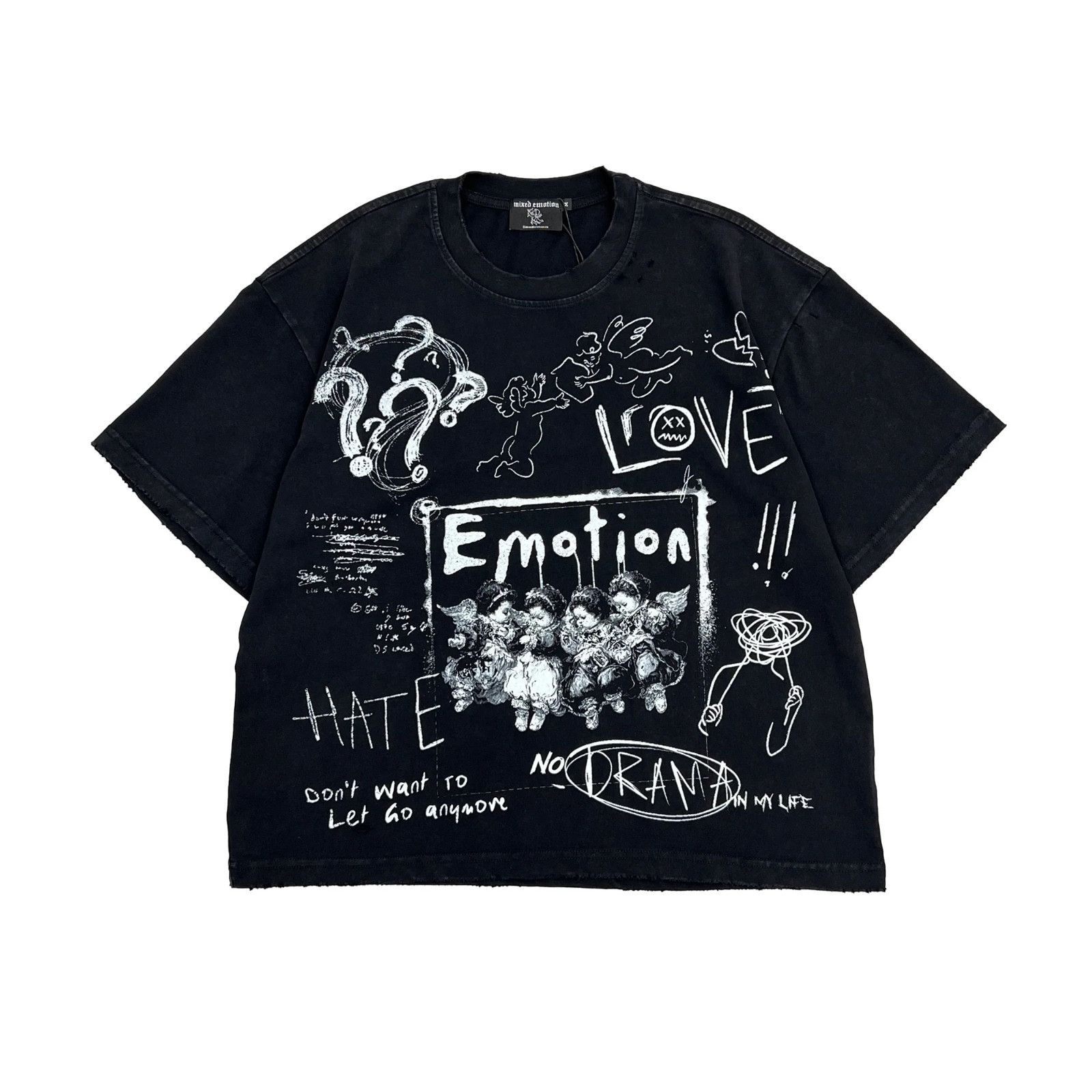 Other Mixed Emotions 'Chaos' Black Tee Size US S / EU 44-46 / 1 - 1 Preview