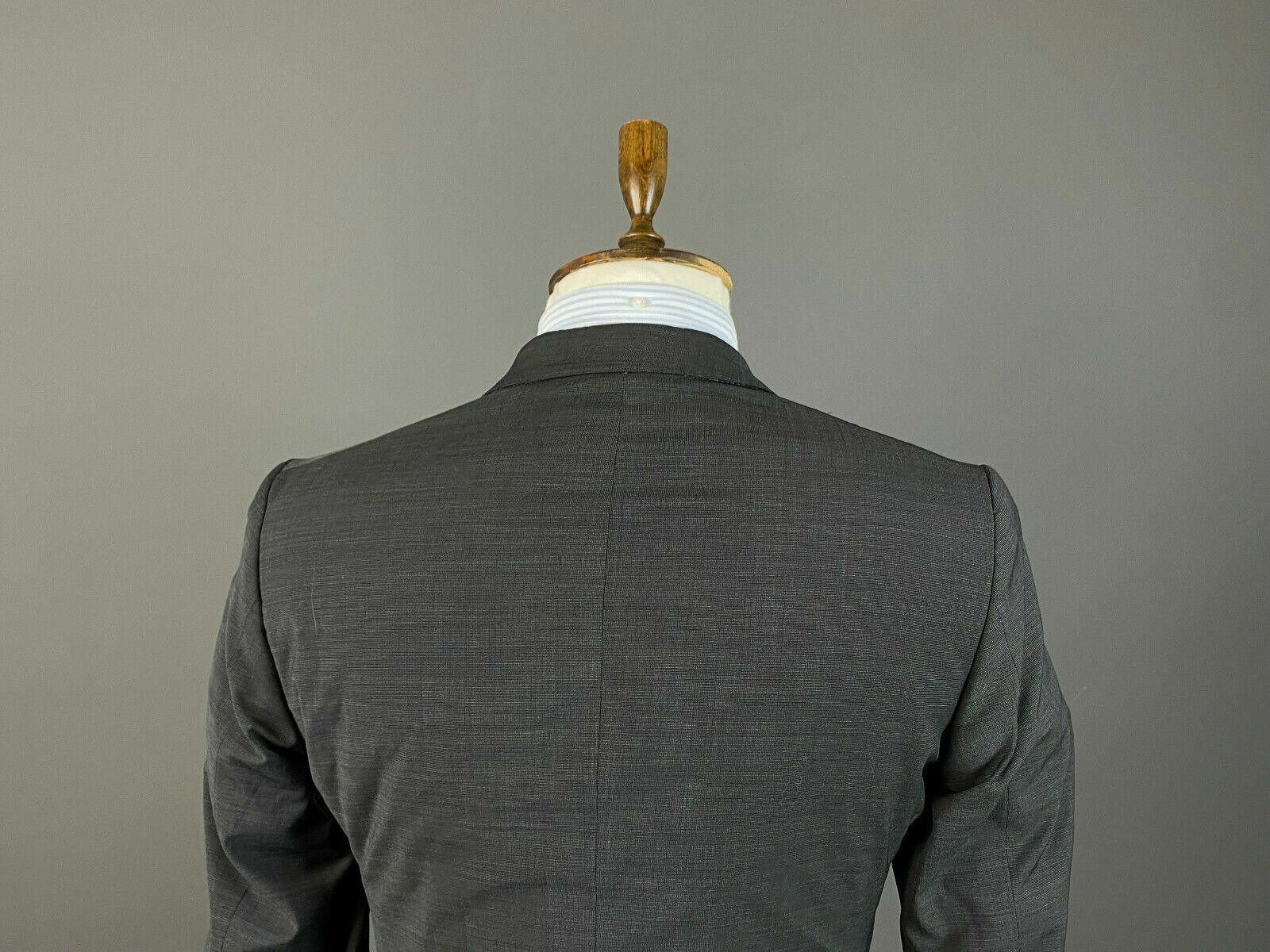 Moschino Men Moschino Grey Wool 2 Piece Suit + Patns Size 48 R Size 40R - 7 Thumbnail