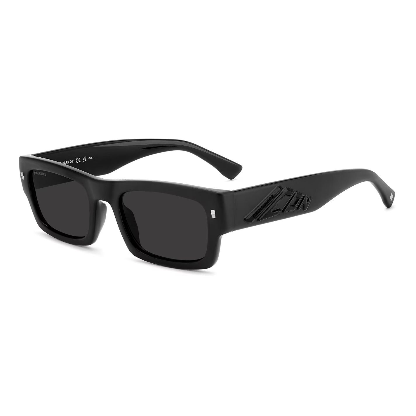 Dsquared2 o1g2r1mq0426 Size: OS / Rectangle Sunglasses in Black Size ONE SIZE - 4 Thumbnail
