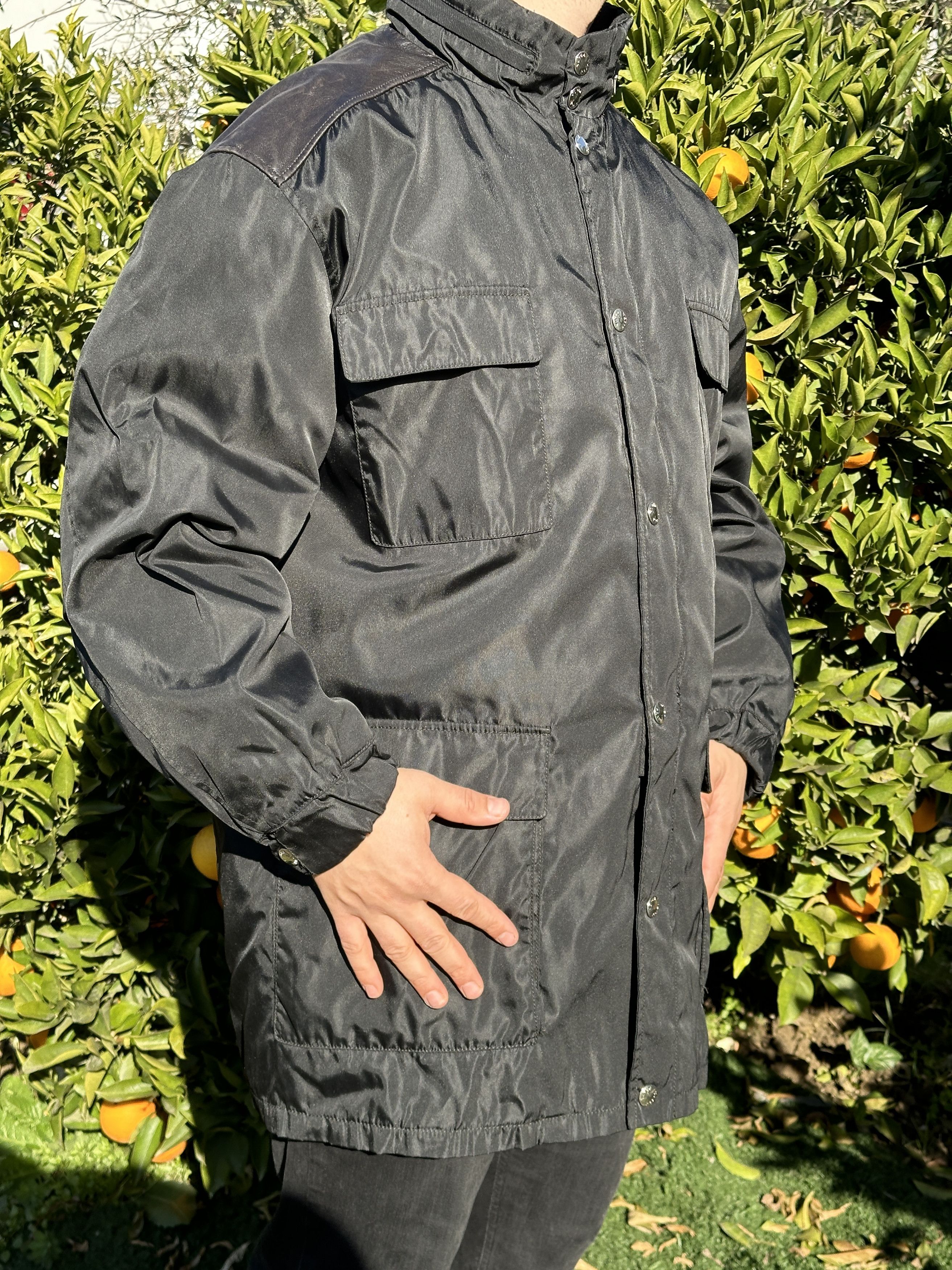 Prada Leather Prada Milano Men Royal Trench Double Jacket Size XXL Size US XXL / EU 58 / 5 - 5 Thumbnail