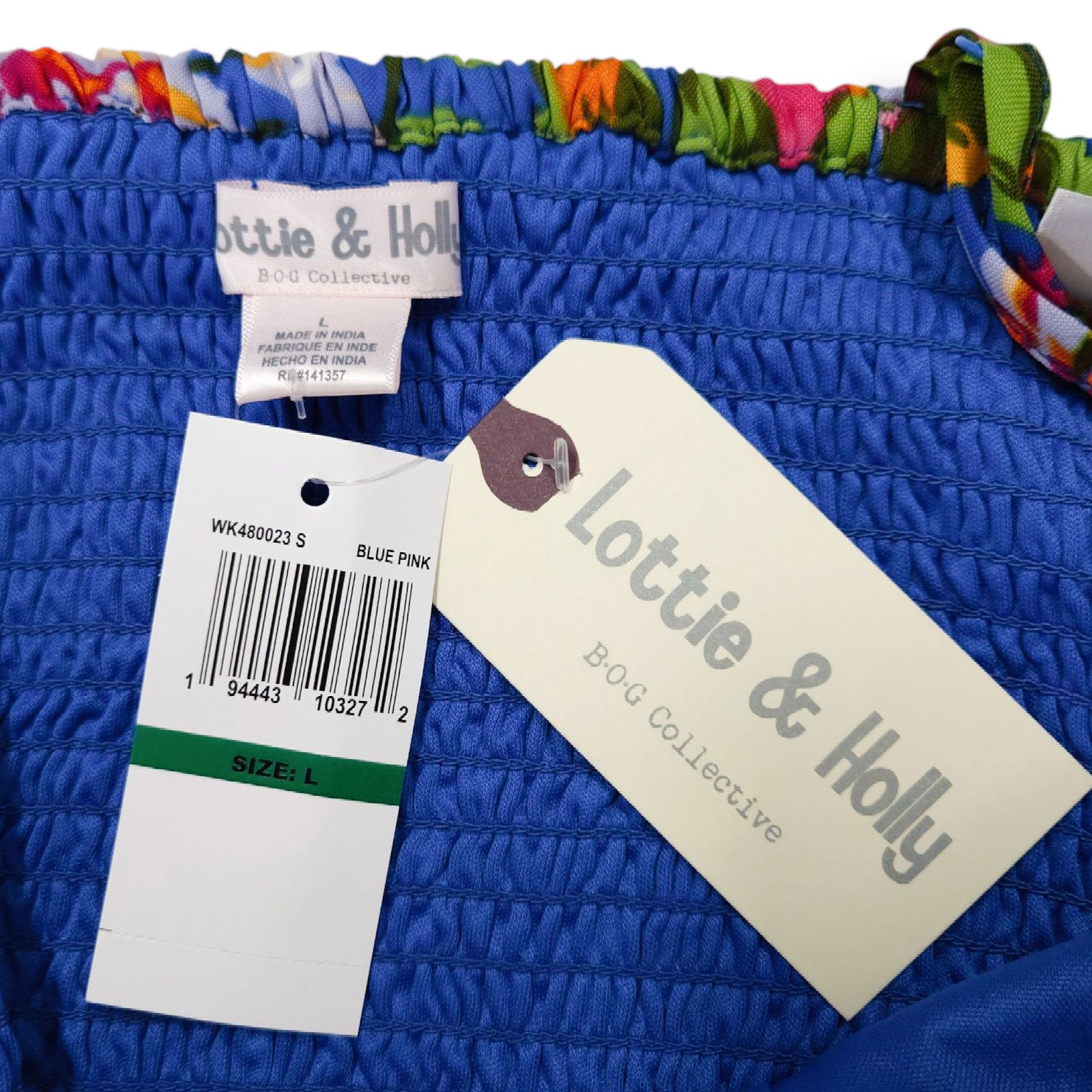Other NWT Lottie & Holly 2pc Set Crop Top & Skort Sz. L [12] Blue Size 34" / US 12 / IT 48 - 6 Thumbnail