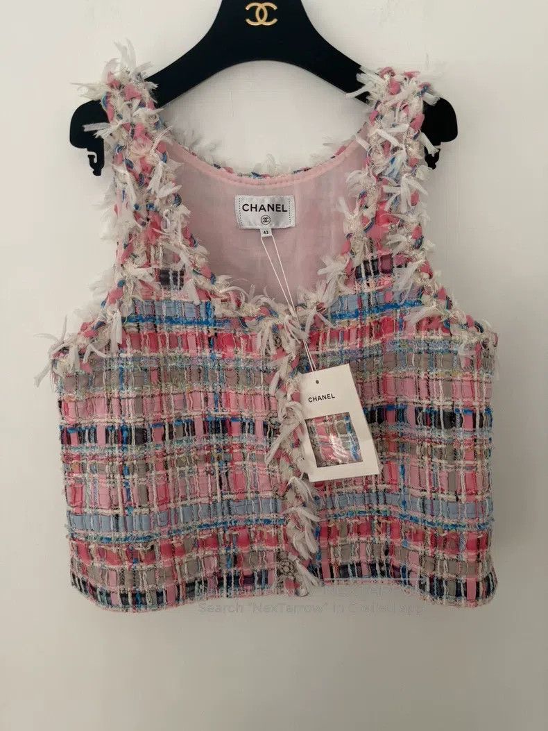 Chanel Chanel Colourful woven tassel vest Size M / US 6-8 / IT 42-44 - 1 Thumbnail