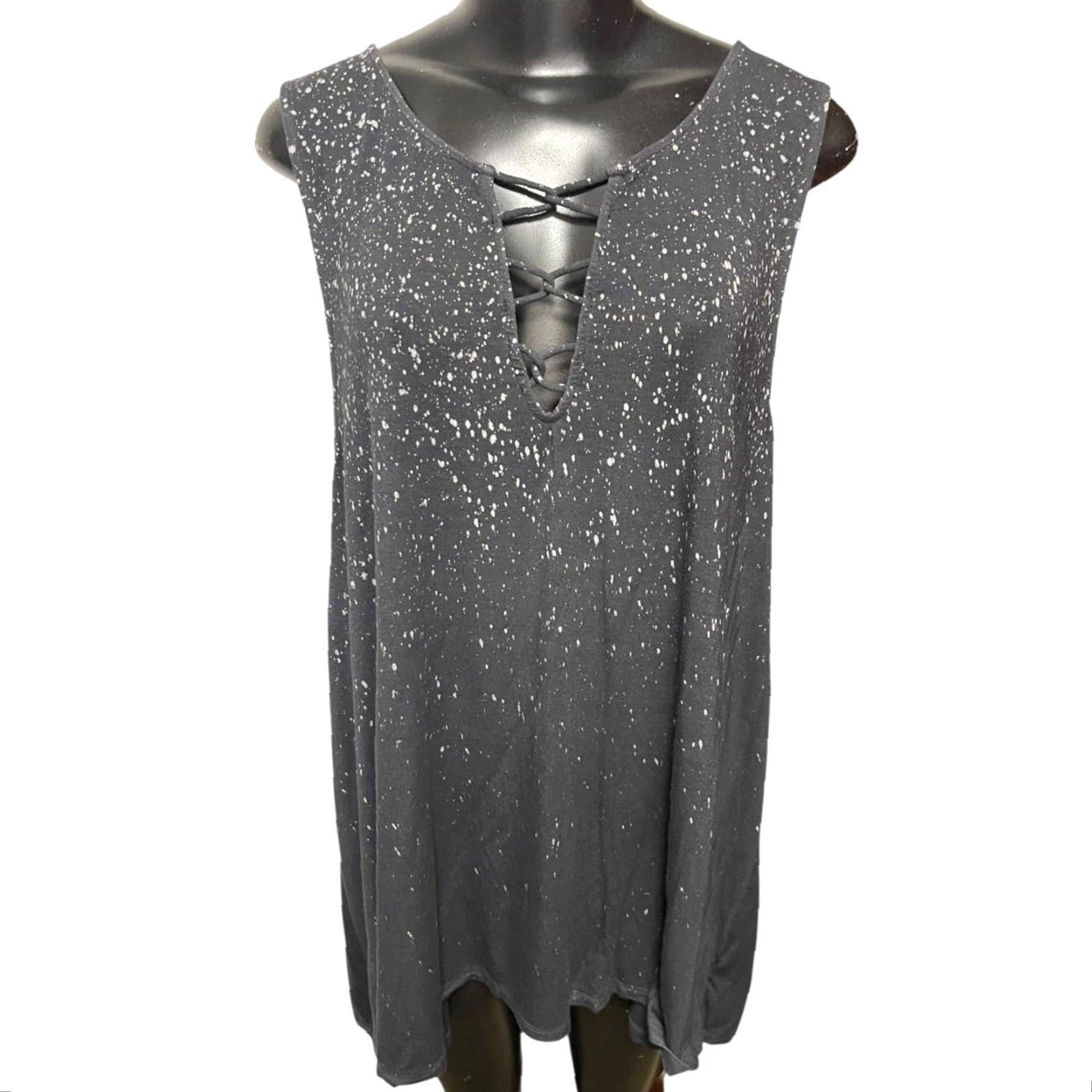 Vintage American Eagle Outfitters XXL Soft & Sexy Tank Splatter Pattern Womens Tunic Size XXL / US 16-18 / IT 52-54 - 3 Thumbnail