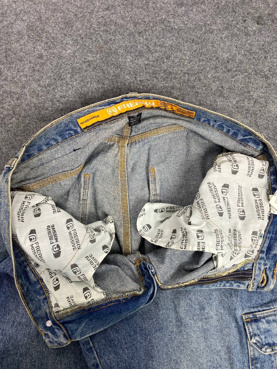 Japanese Brand freaky soul manager baggy denim nice design Size US 36 / EU 52 - 15 Thumbnail