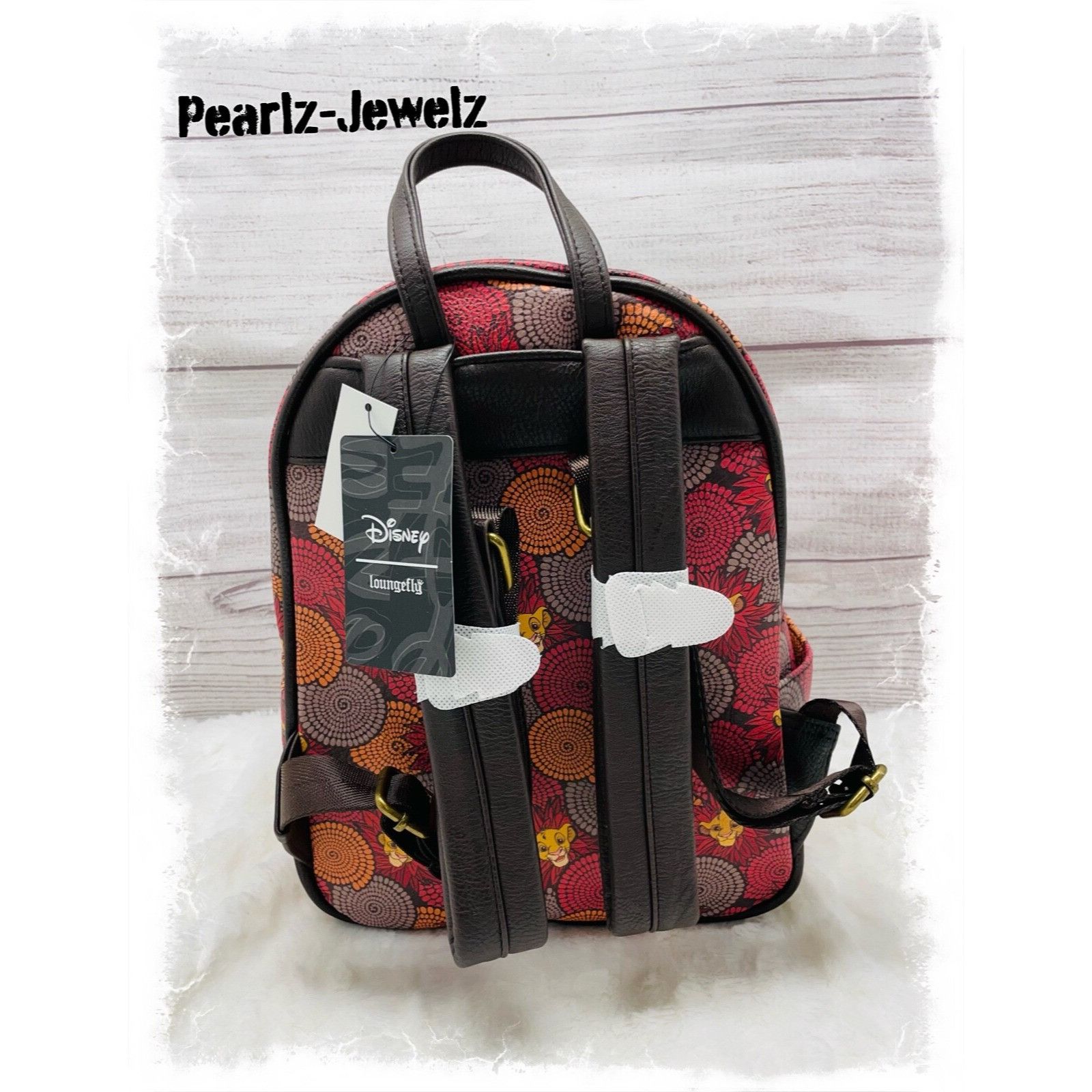 Disney Loungefly Disney Lion King Simba Floral Mane Allover Print M Size ONE SIZE - 3 Thumbnail