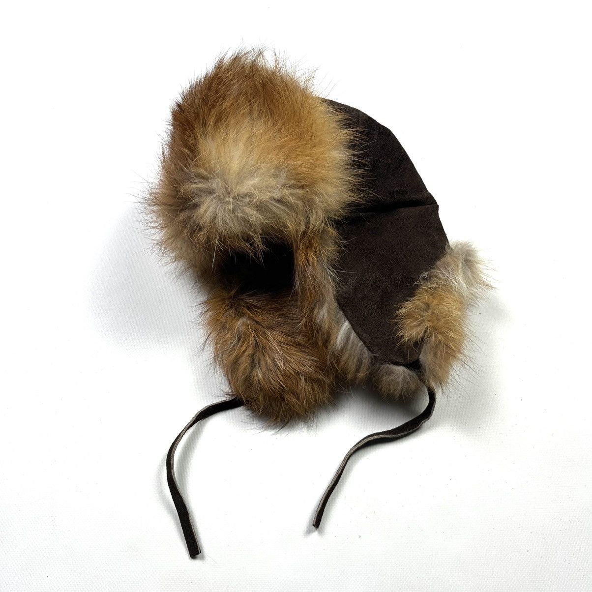 Hysteric Glamour 🦊 Y2K Faux Fur Ushanka Vintage Fuzzy Warm Trapper Hat Size ONE SIZE - 3 Thumbnail