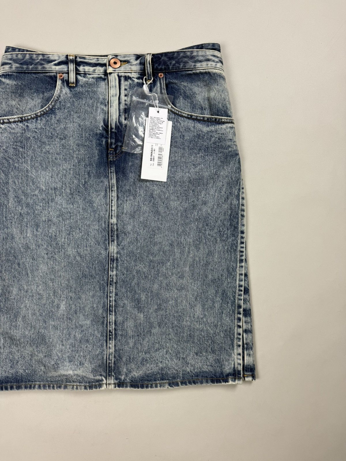 Maison Margiela BNWT! Maison Margiela Ladies Denim Pencil Wrap Midi Skirt Size 28" / US 6 / IT 42 - 3 Thumbnail