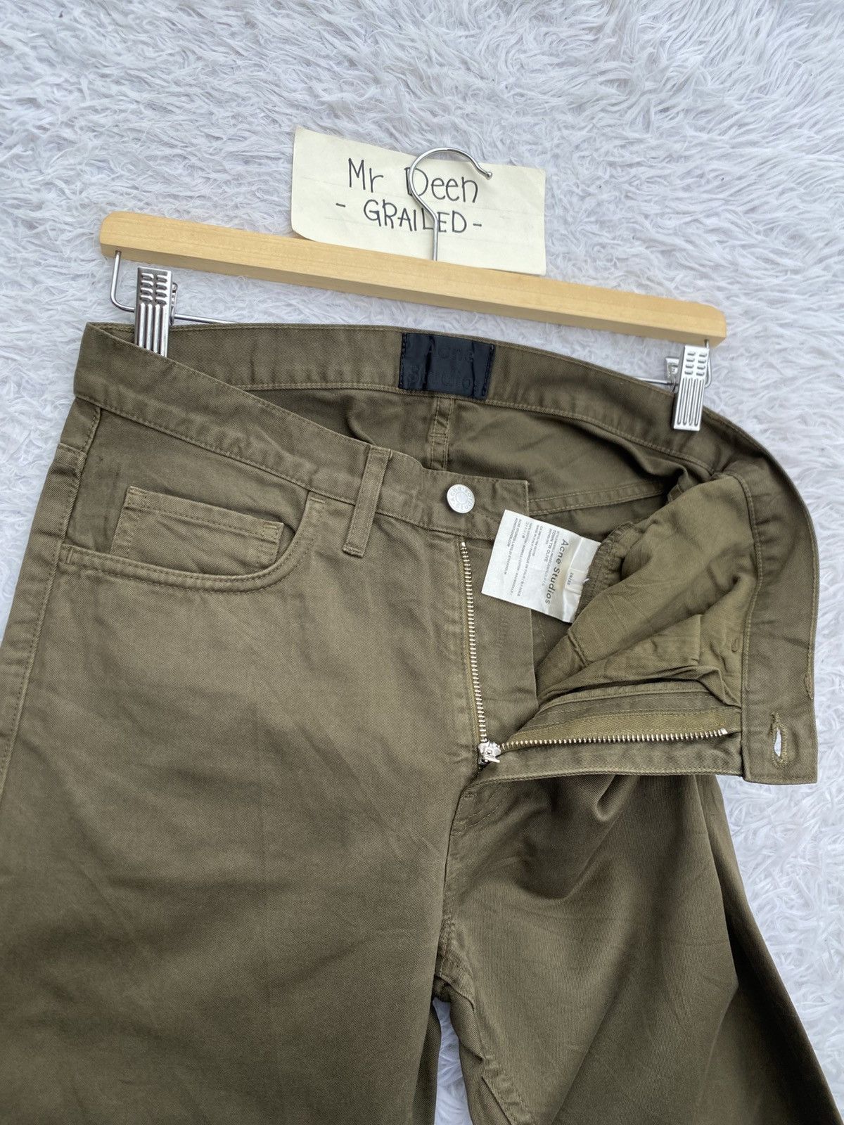 Acne Studios Rare Acne Studios Green Slack Pants Size US 29 - 9 Thumbnail