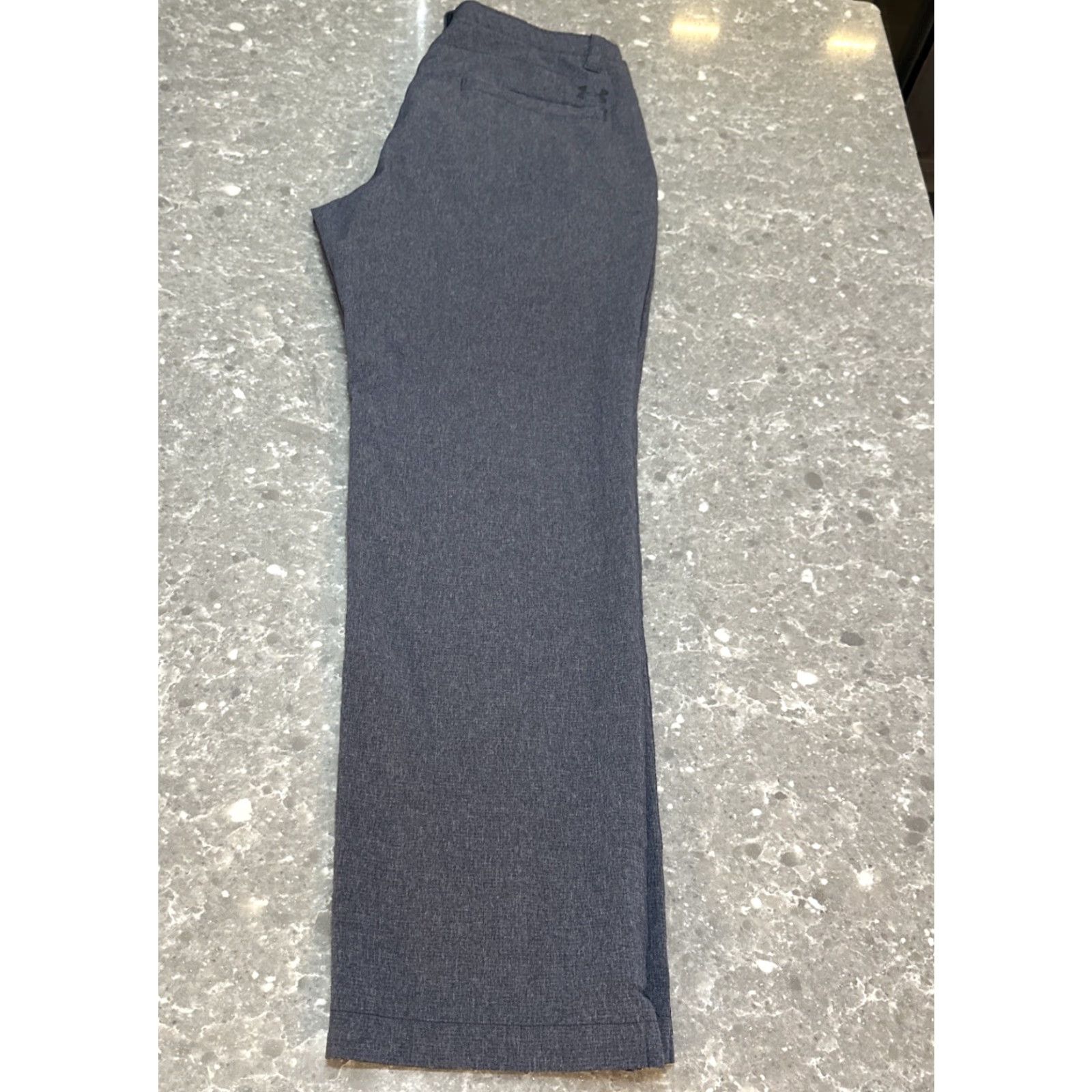 Under Armour Under Armour Pants Mens 36x32 Gray Lightweight Chino Straight Leg All Season Gear Logo Casual Size US 36 / EU 52 - 2 Thumbnail