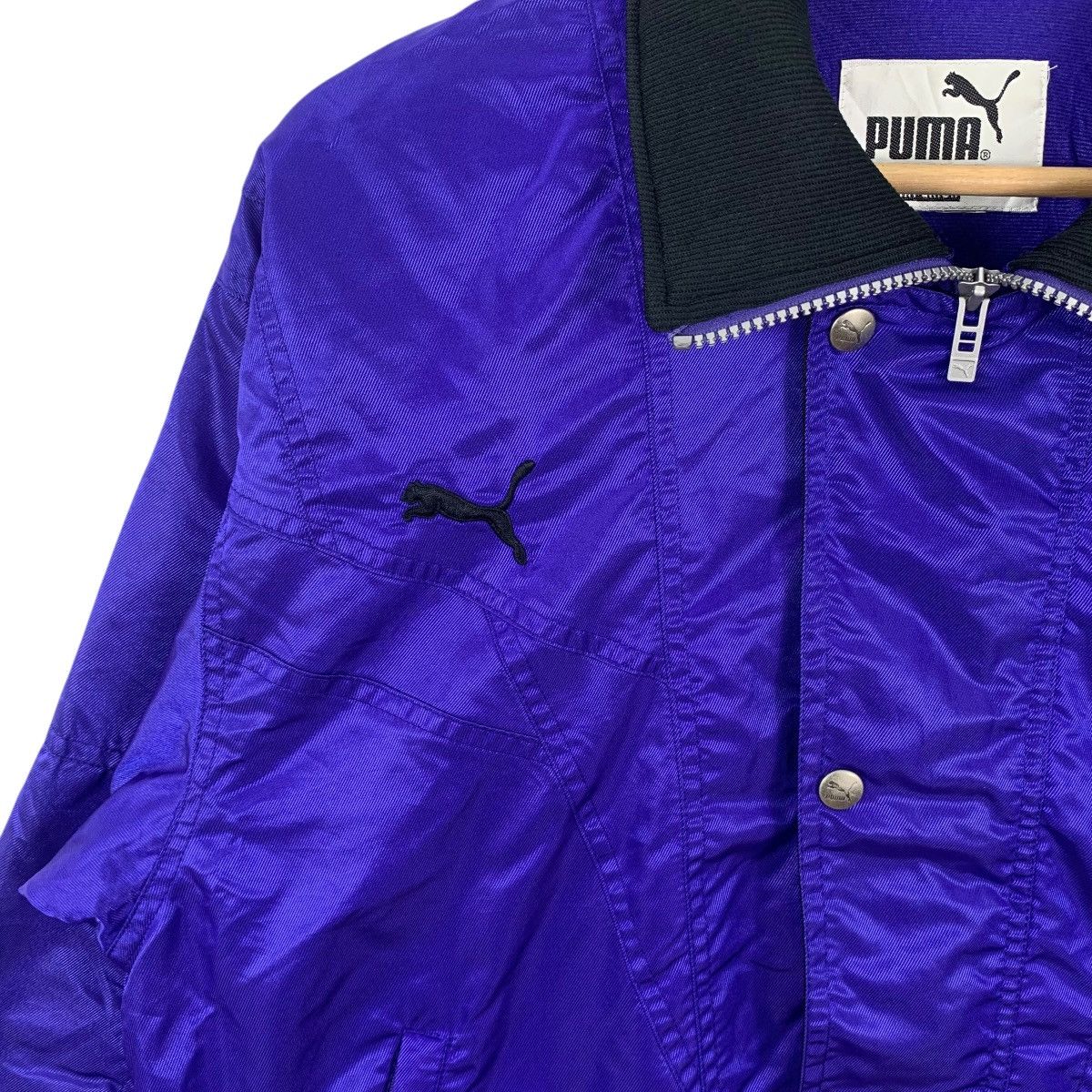 Puma Vintage PUMA SPORTSWEAR HIT UNION Baseball Varsity Jacket Size XL / US 12-14 / IT 48-50 - 6 Thumbnail