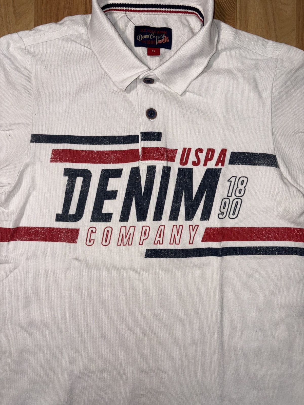 Polo Ralph Lauren U.S. Polo Assn. Denim Co. Heritage Polo Shirt White - Size S Size US XXS / EU 40 - 3 Thumbnail