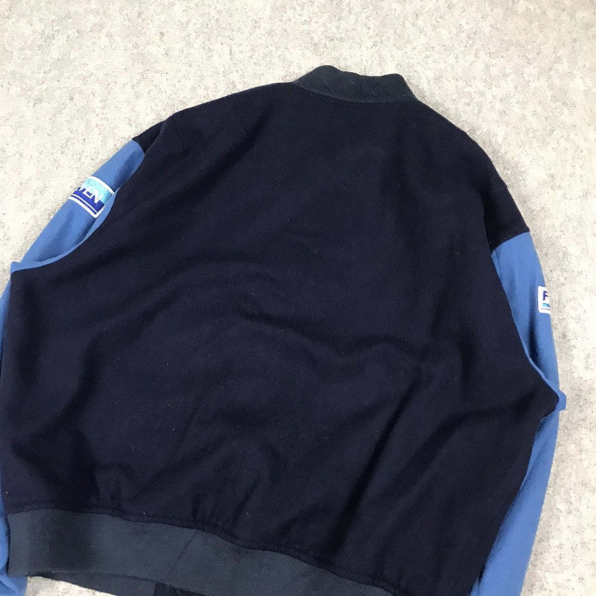 Gear for Sports × United Colors Of Benetton 2000s BENETTON FORMULA 1 X MILD SEVEN WOOL BOMBER JACKET Size US M / EU 48-50 / 2 - 10 Thumbnail
