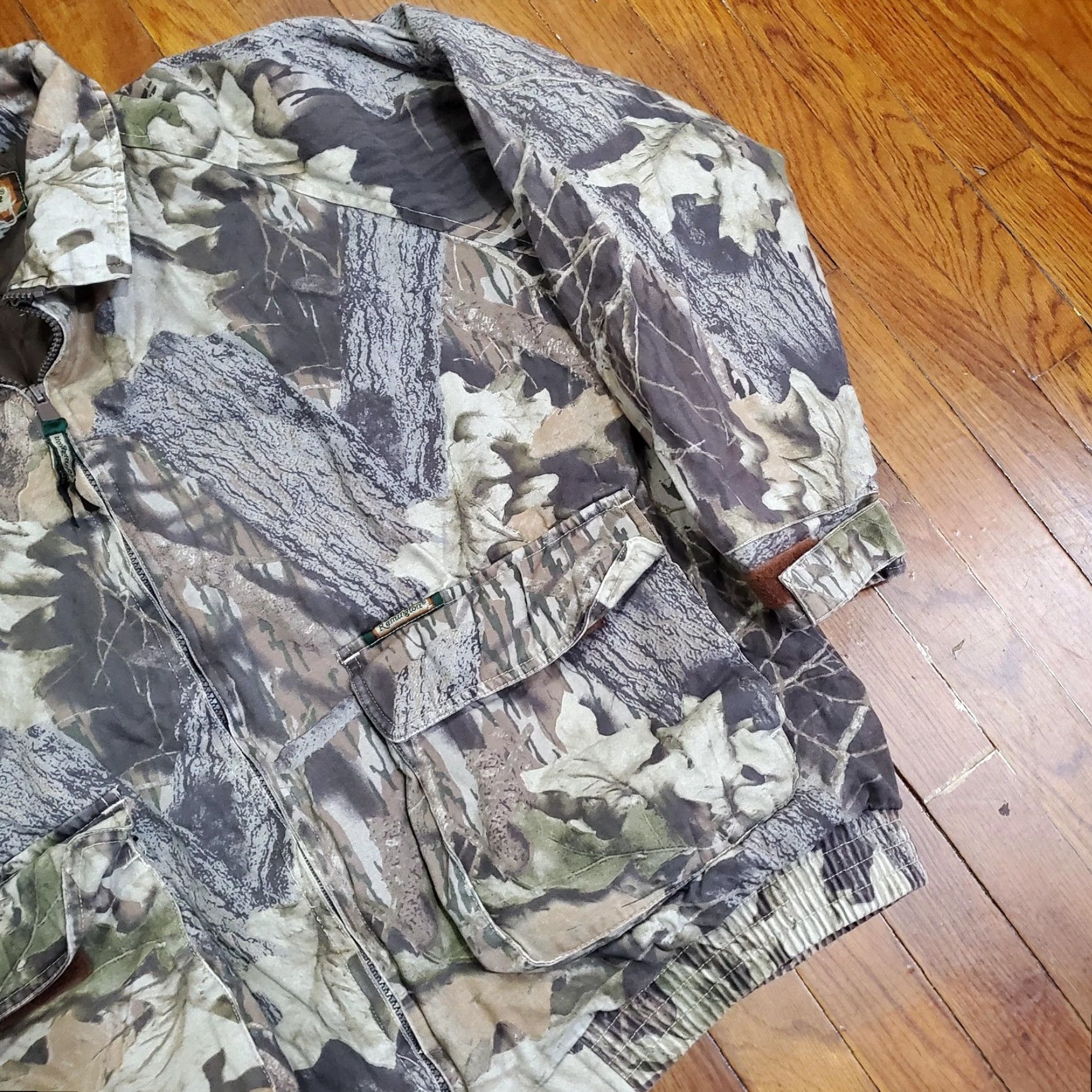 Vintage Remington Jacket Mens 2XL Camouflage Canvas Insulated Bomber Outdoor Coat Size US XXL / EU 58 / 5 - 3 Thumbnail