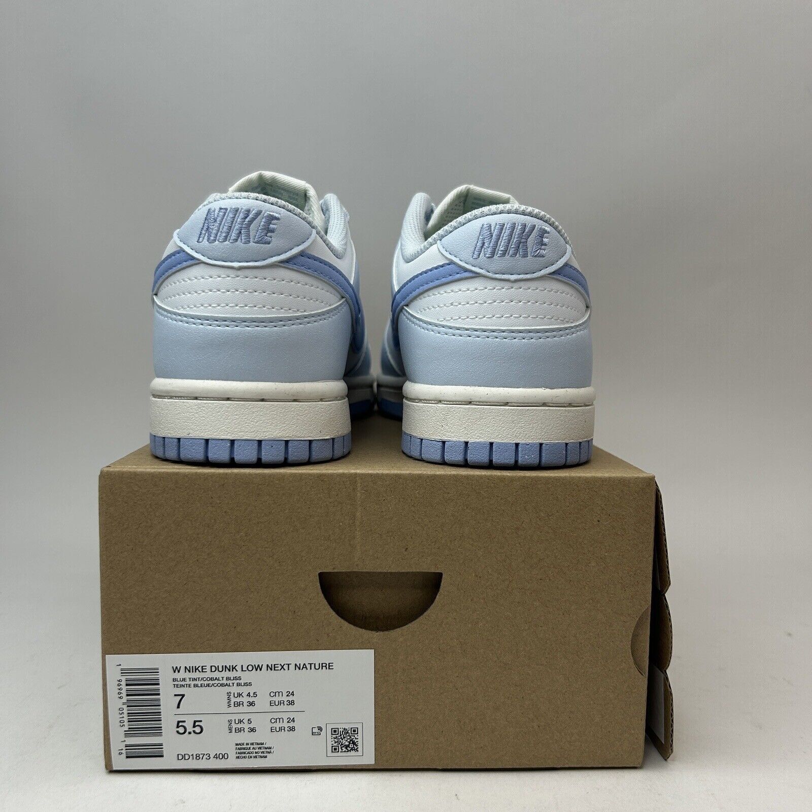 Nike Nike Dunk Low Next Nature WMNS “Blue Tint” 2023 Size US 7 / IT 37 - 4 Thumbnail