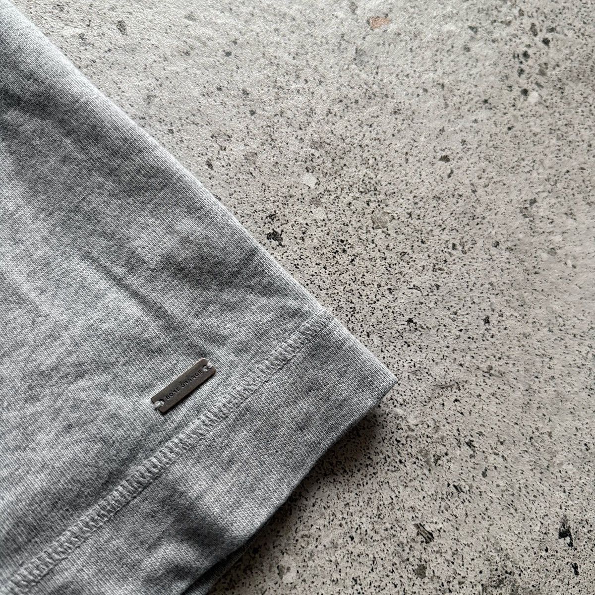 Hugo Boss Hugo Boss Orange Mens Grey Long Sleeve Henley Polo Shirt Size US M / EU 48-50 / 2 - 10 Thumbnail